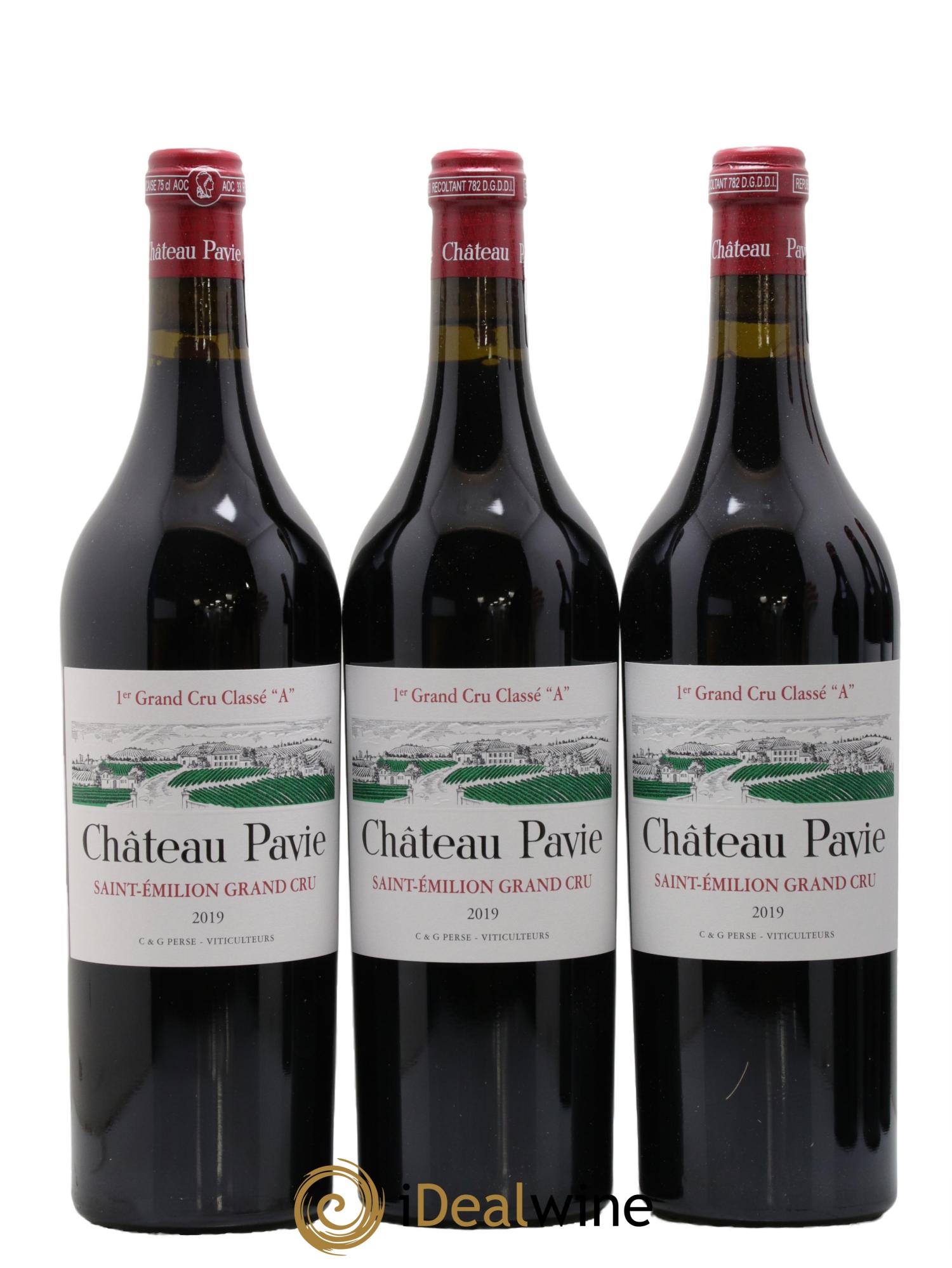 Château Pavie 1er Grand Cru Classé A 2019 - Posten von 6 Flaschen - 1