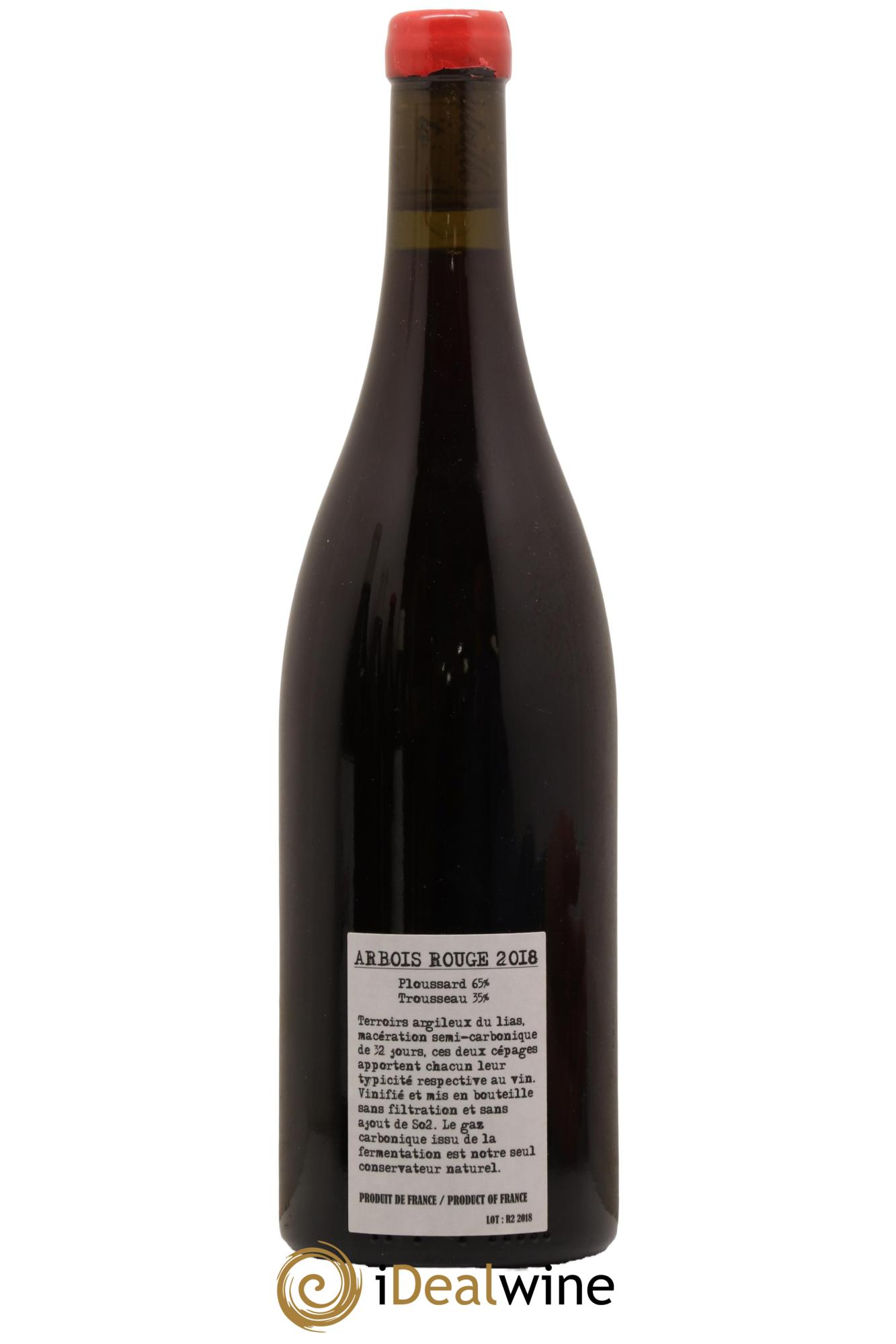 Arbois Ploussard Trousseau Adeline Houillon & Renaud Bruyère 2018 - Lot de 1 bouteille - 1