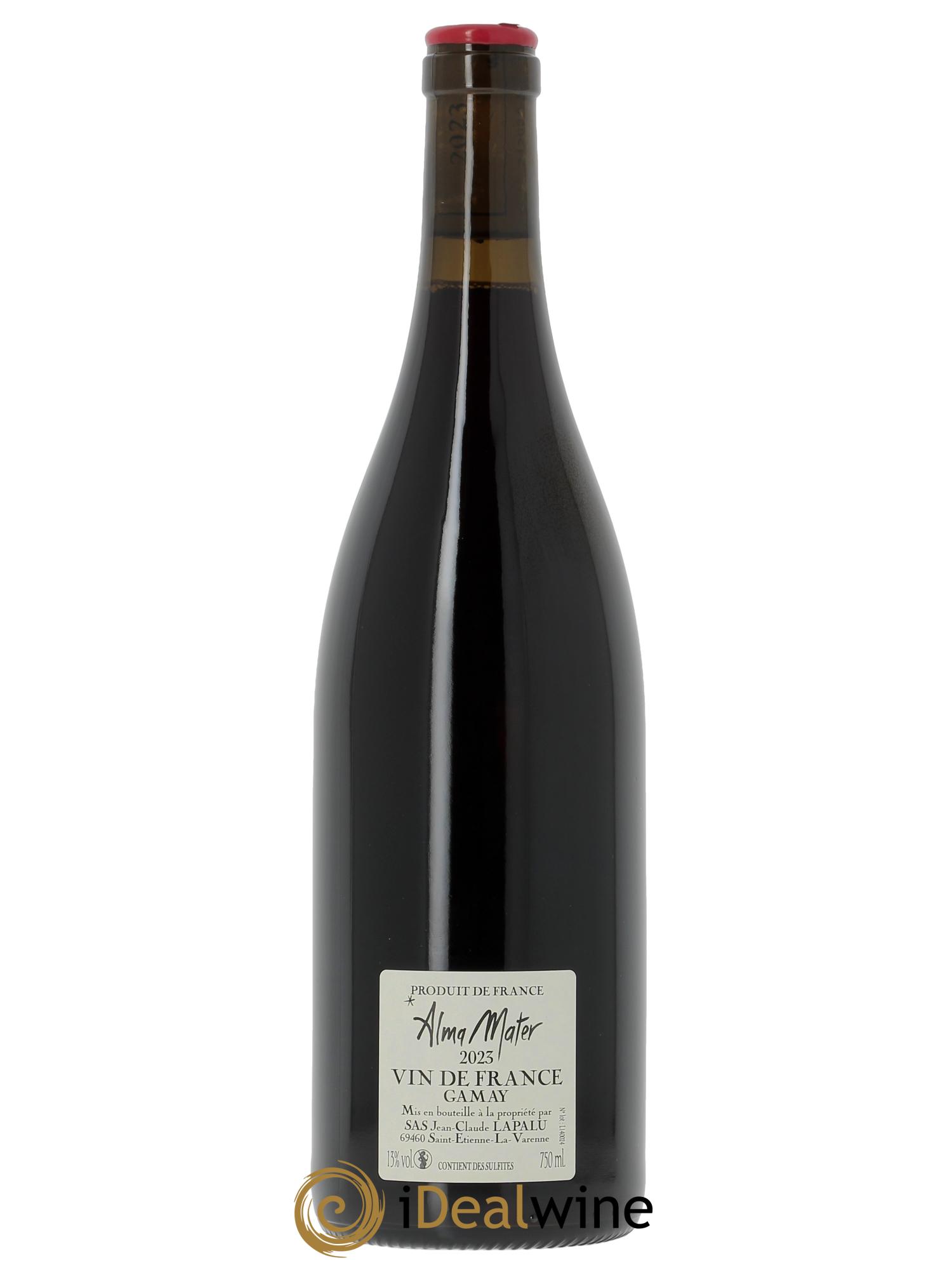 Vin de France Alma Mater Jean-Claude Lapalu 2023 - Lot de 1 bouteille - 1