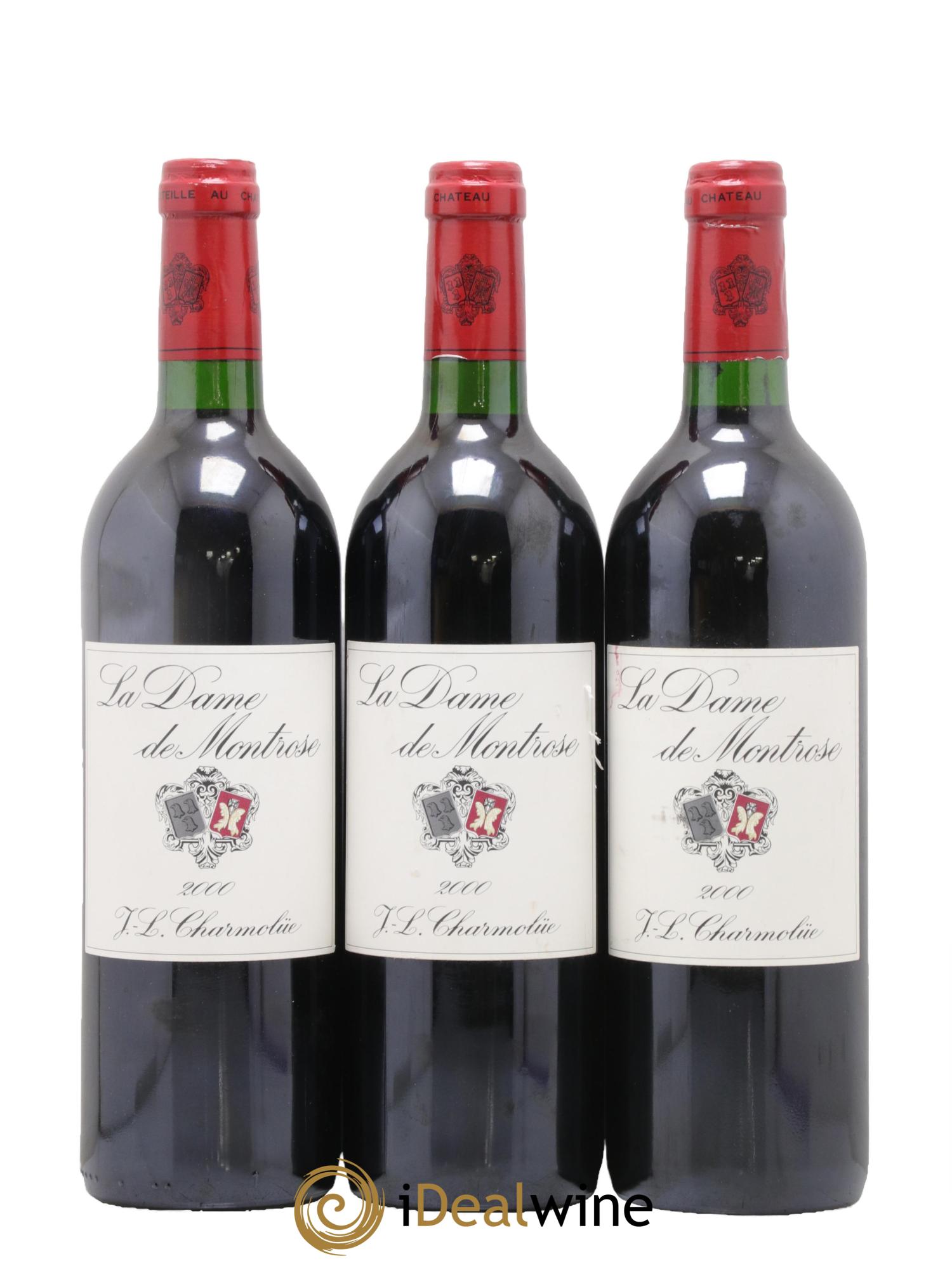 La Dame de Montrose Second Vin 2000 - Lot de 3 bouteilles - 0