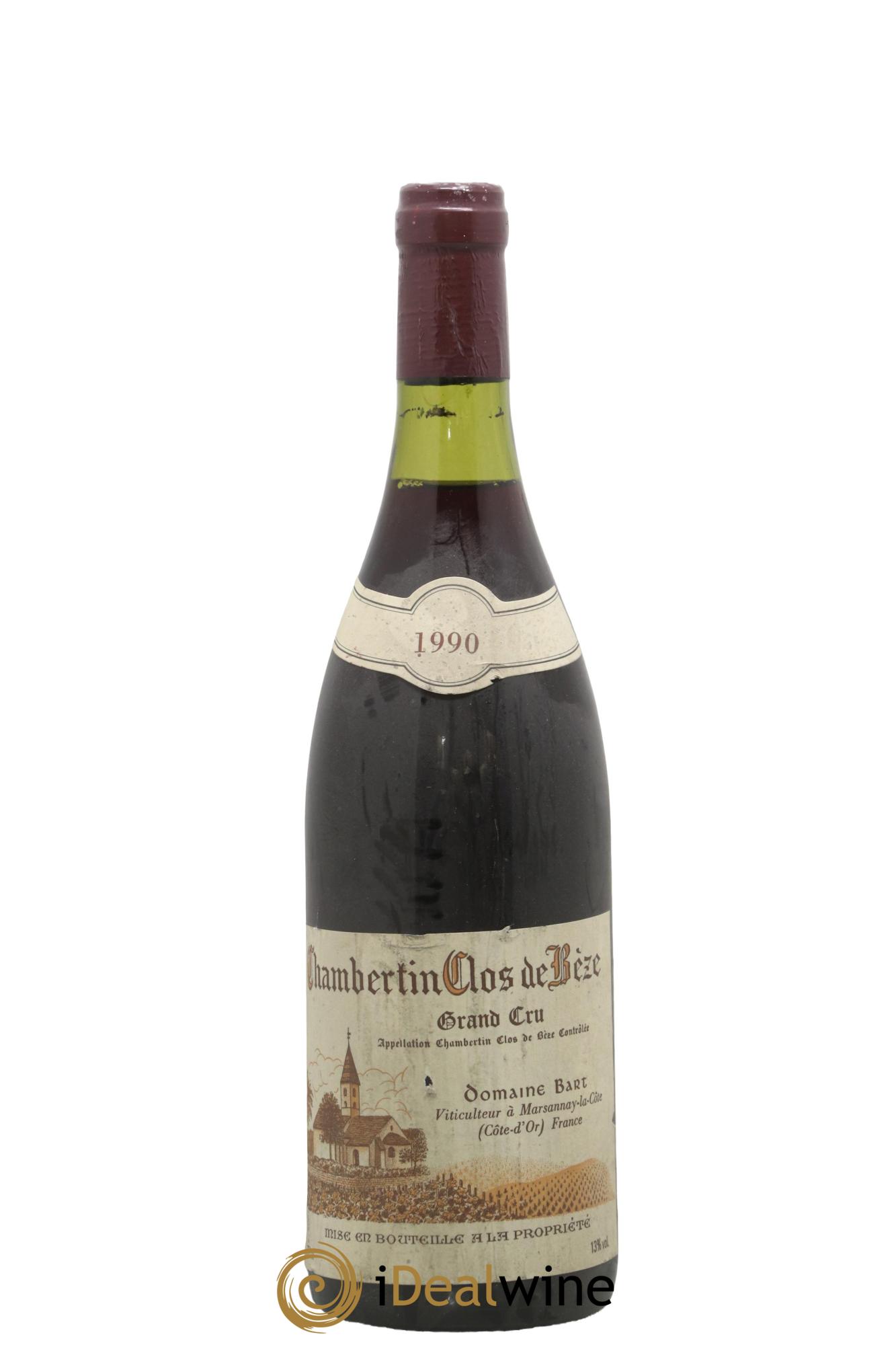 Chambertin Clos de Bèze Grand Cru Bart (Domaine) 1990 - Lot of 1 bottle - 0