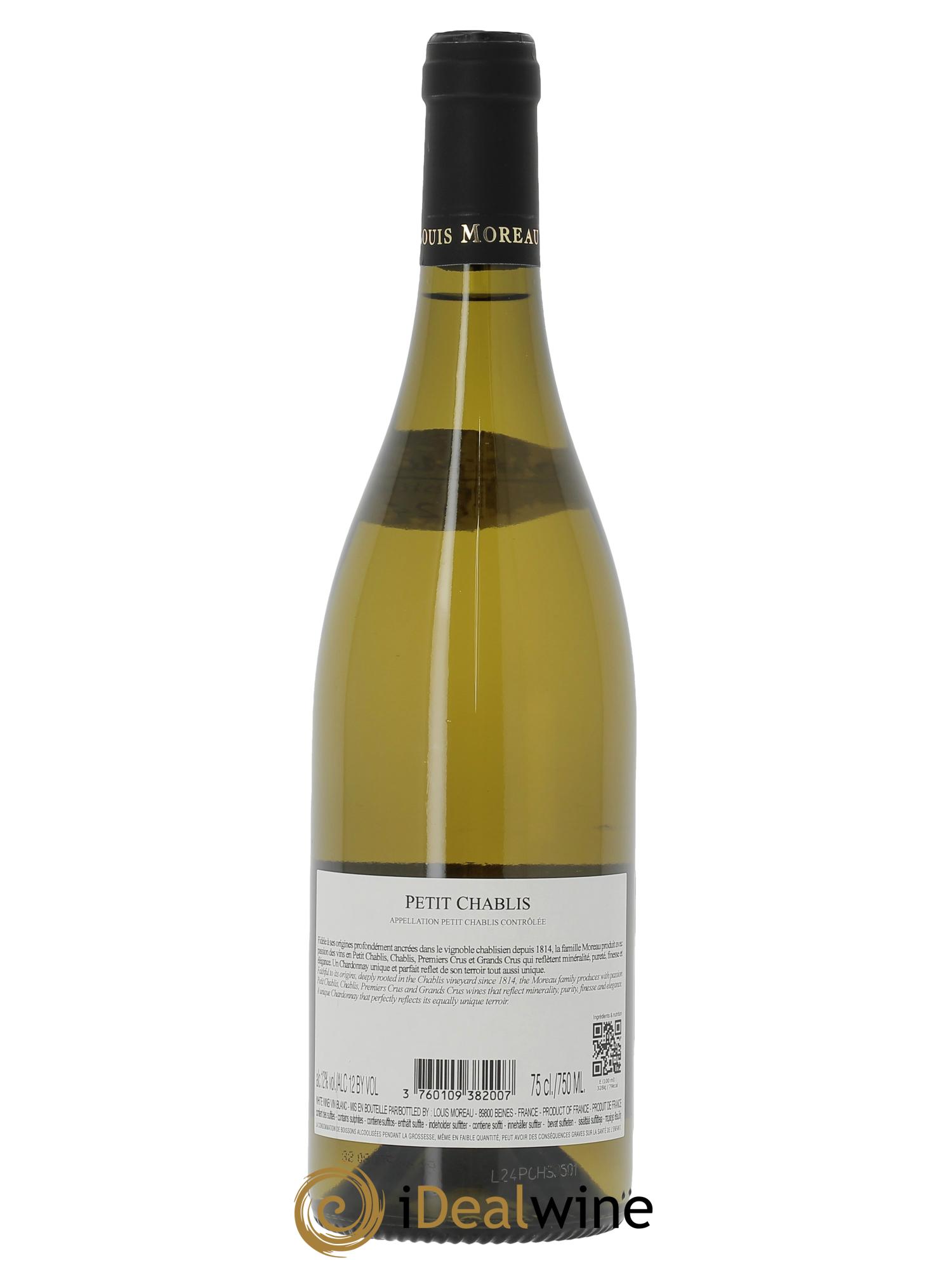 Petit Chablis Louis Moreau  2024 - Lotto di 1 bottiglia - 2