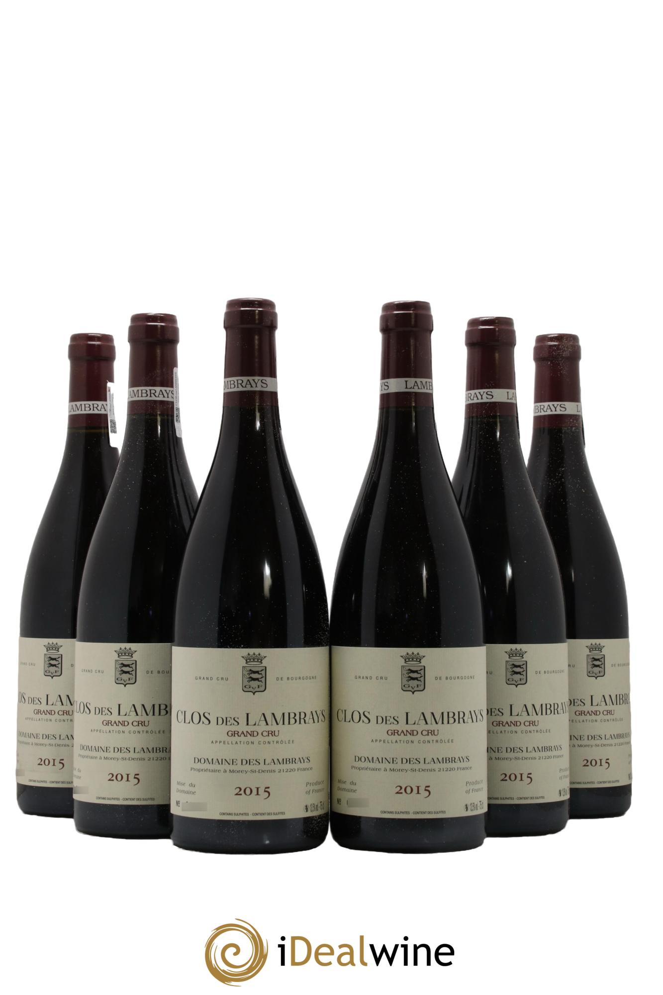 Clos des Lambrays Grand Cru Domaine des Lambrays 2015 - Lot de 6 bouteilles - 0