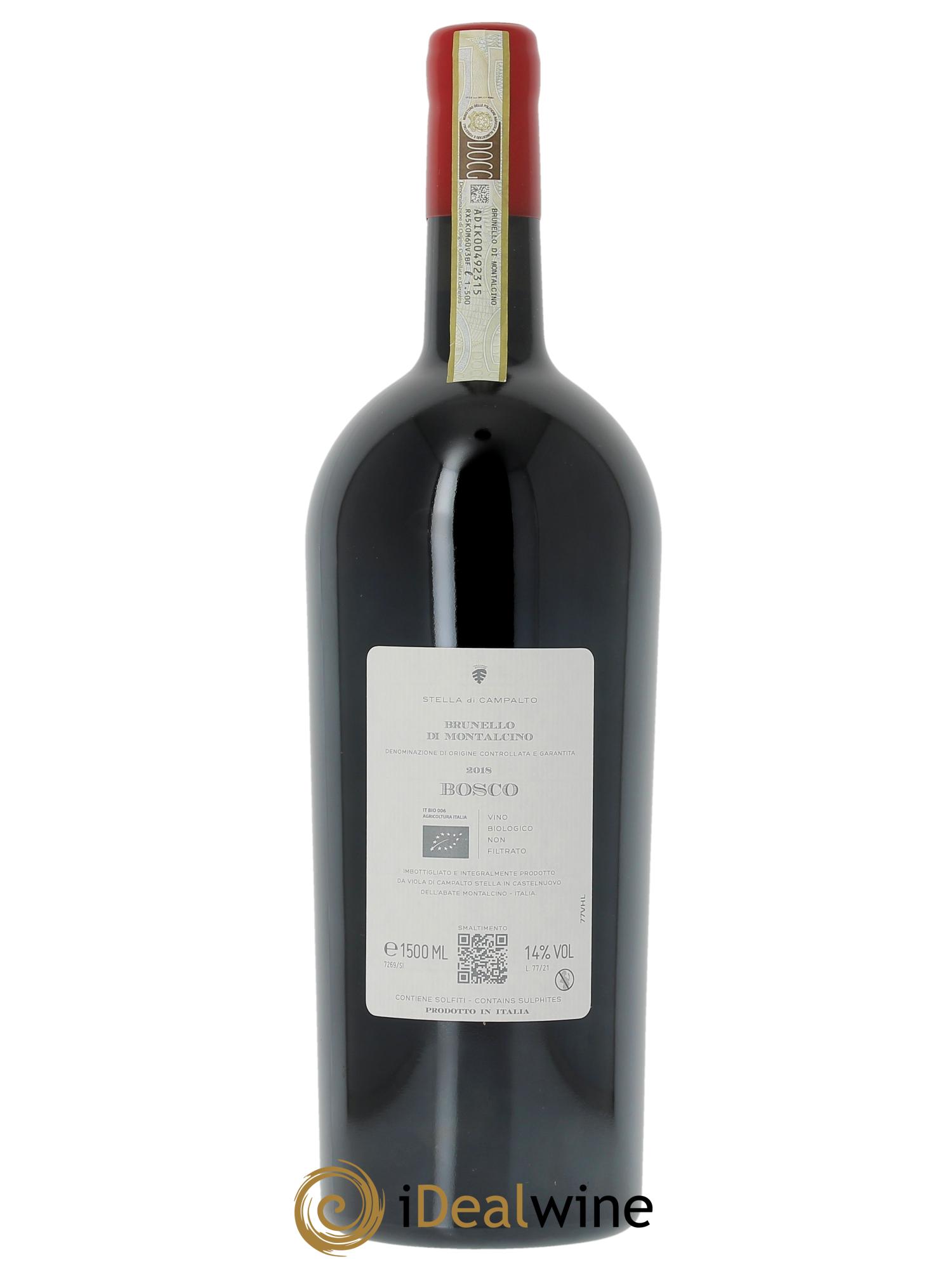 Brunello di Montalcino DOCG Stella di Campalto Bosco  2018 - Lot de 1 magnum - 1