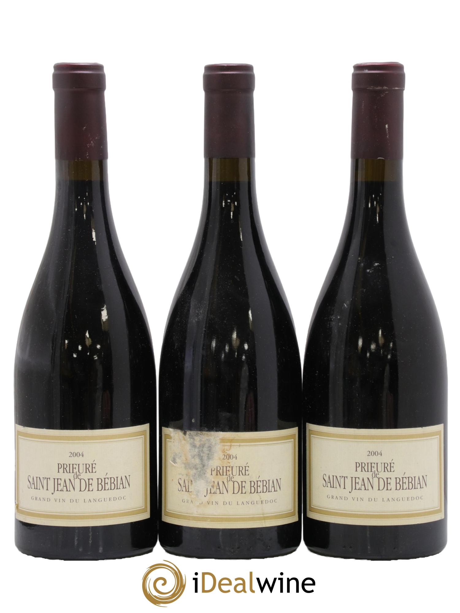 Languedoc Prieuré St-Jean de Bébian 2004 - Lot of 3 bottles - 0