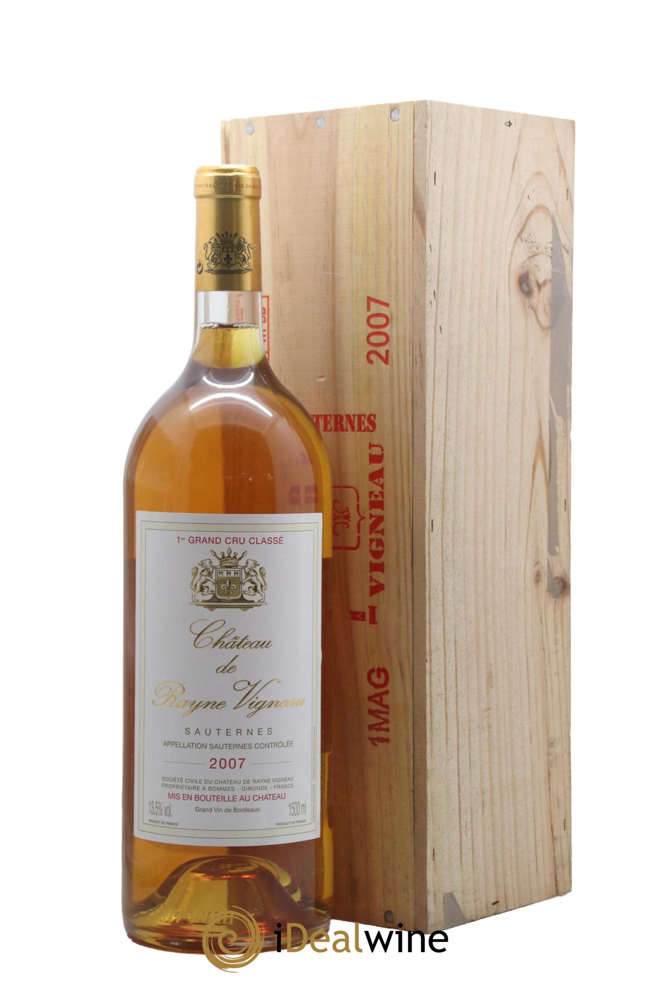 Château de Rayne Vigneau 1er Grand Cru Classé 2007 - Posten von 1 Magnum - 0