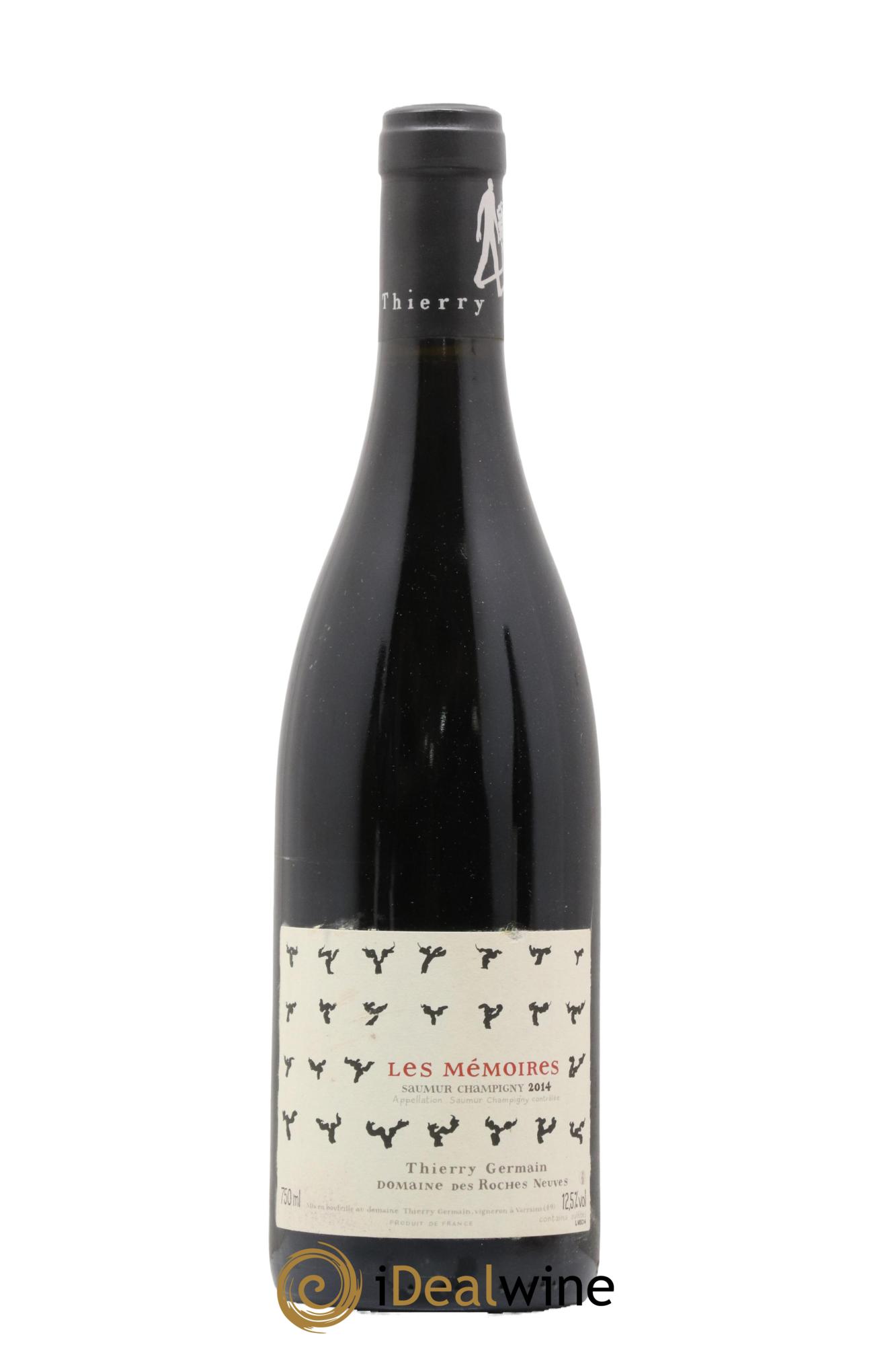 Saumur-Champigny Les Mémoires Domaine des Roches Neuves - Thierry Germain 2014 - Lot de 1 bouteille - 0