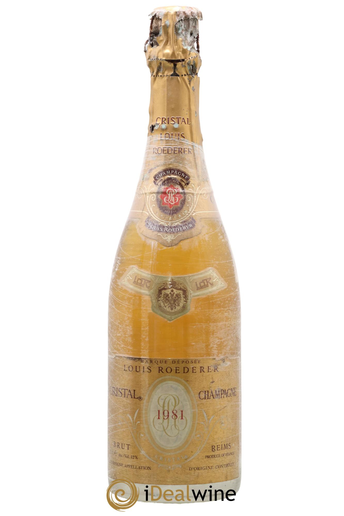 Cristal Louis Roederer 1981 - Lot de 1 bouteille - 0
