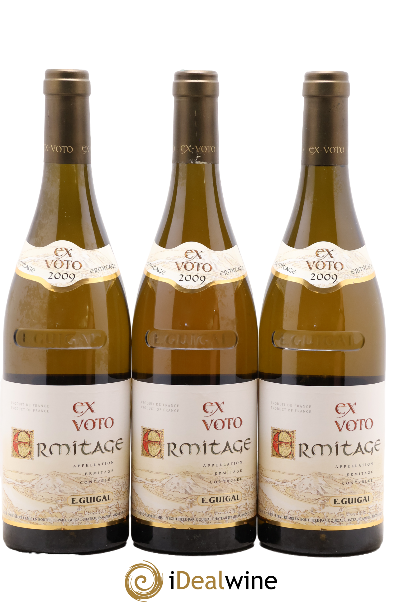Ermitage Ex Voto Guigal 2009 - Lot de 3 bouteilles - 0