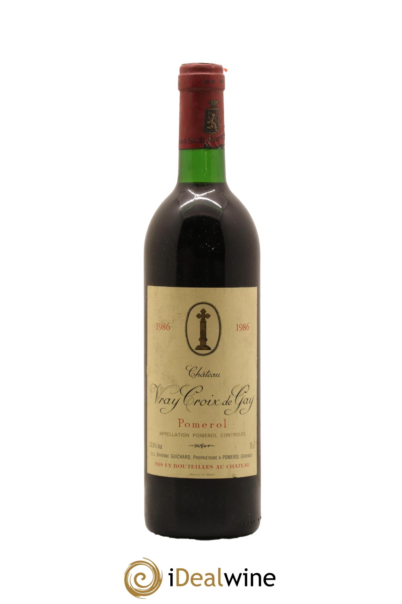 Château Vray Croix de Gay 1986 - Lot de 1 bouteille - 0