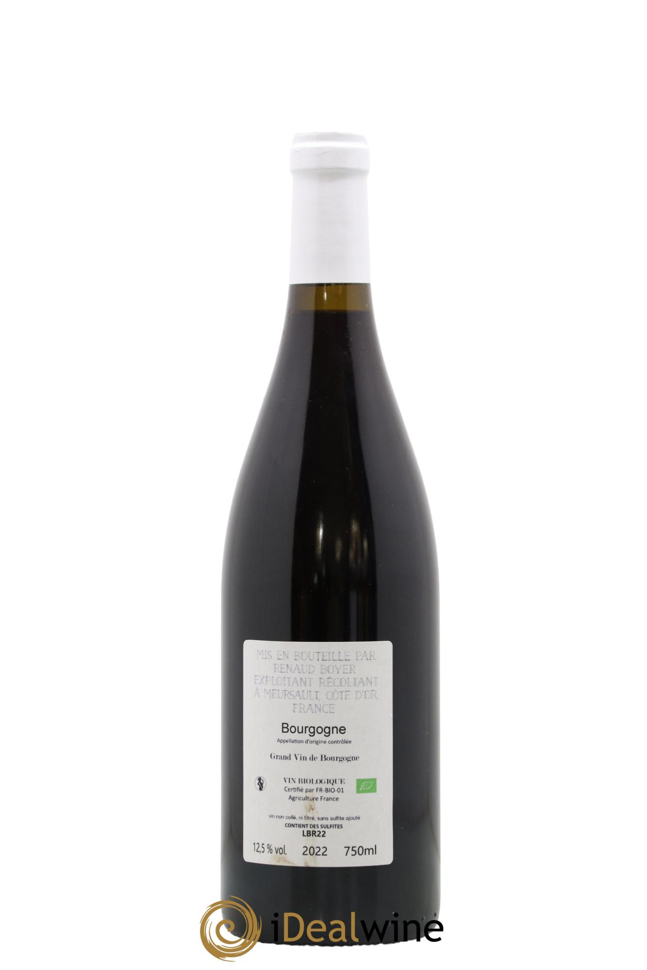 Bourgogne Les Riaux Renaud Boyer 2022 - Lotto di 1 bottiglia - 1