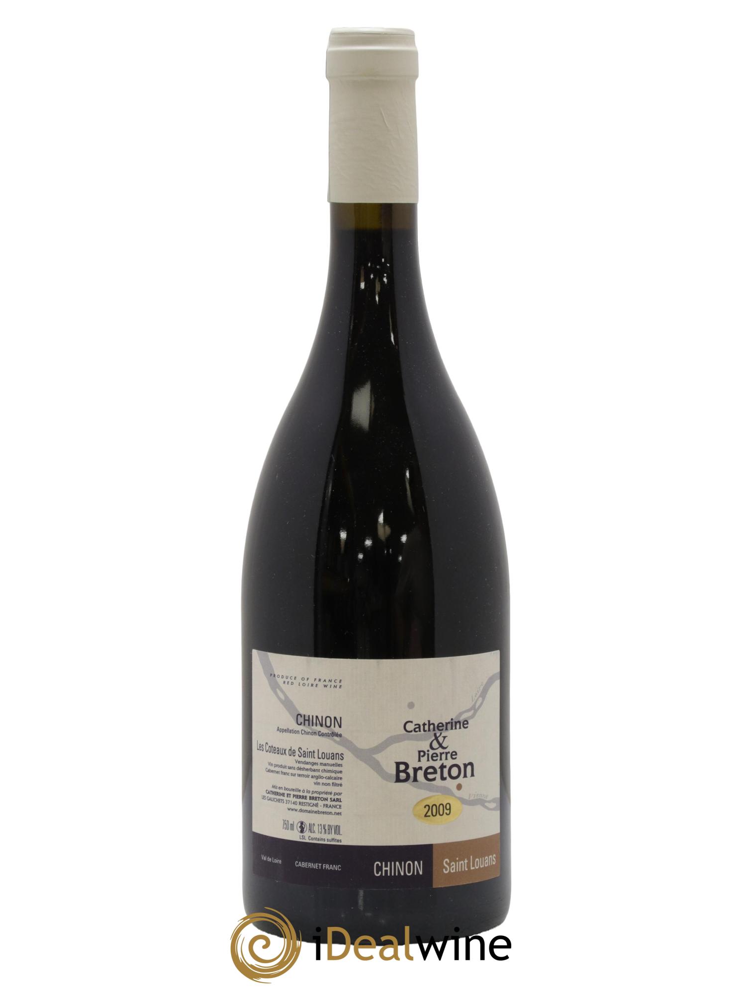 Chinon Saint Louans Catherine et Pierre Breton 2009 - Lot de 1 bouteille - 0