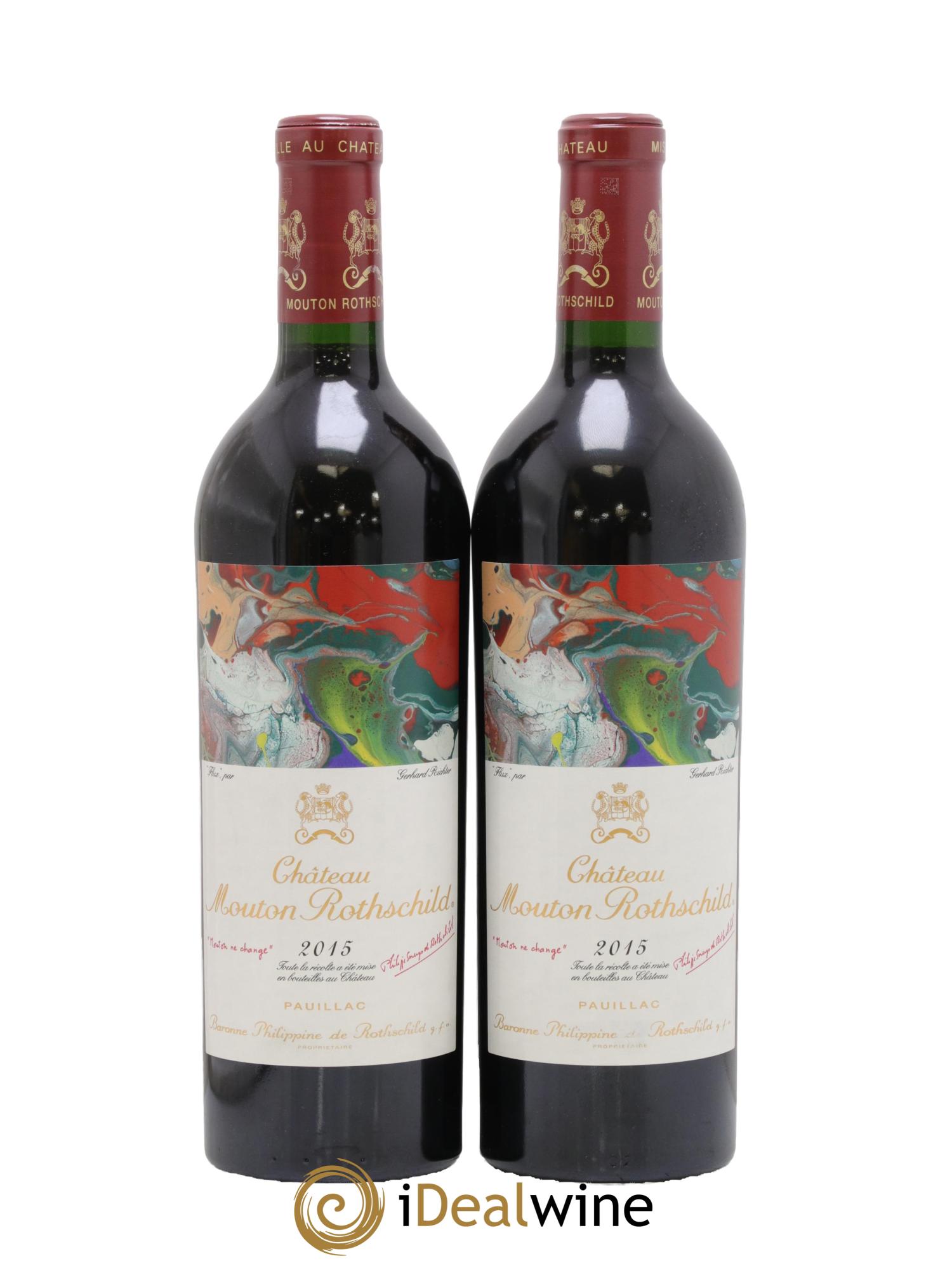 Château Mouton Rothschild 1er Grand Cru Classé 2015 - Lot of 2 bottles - 0