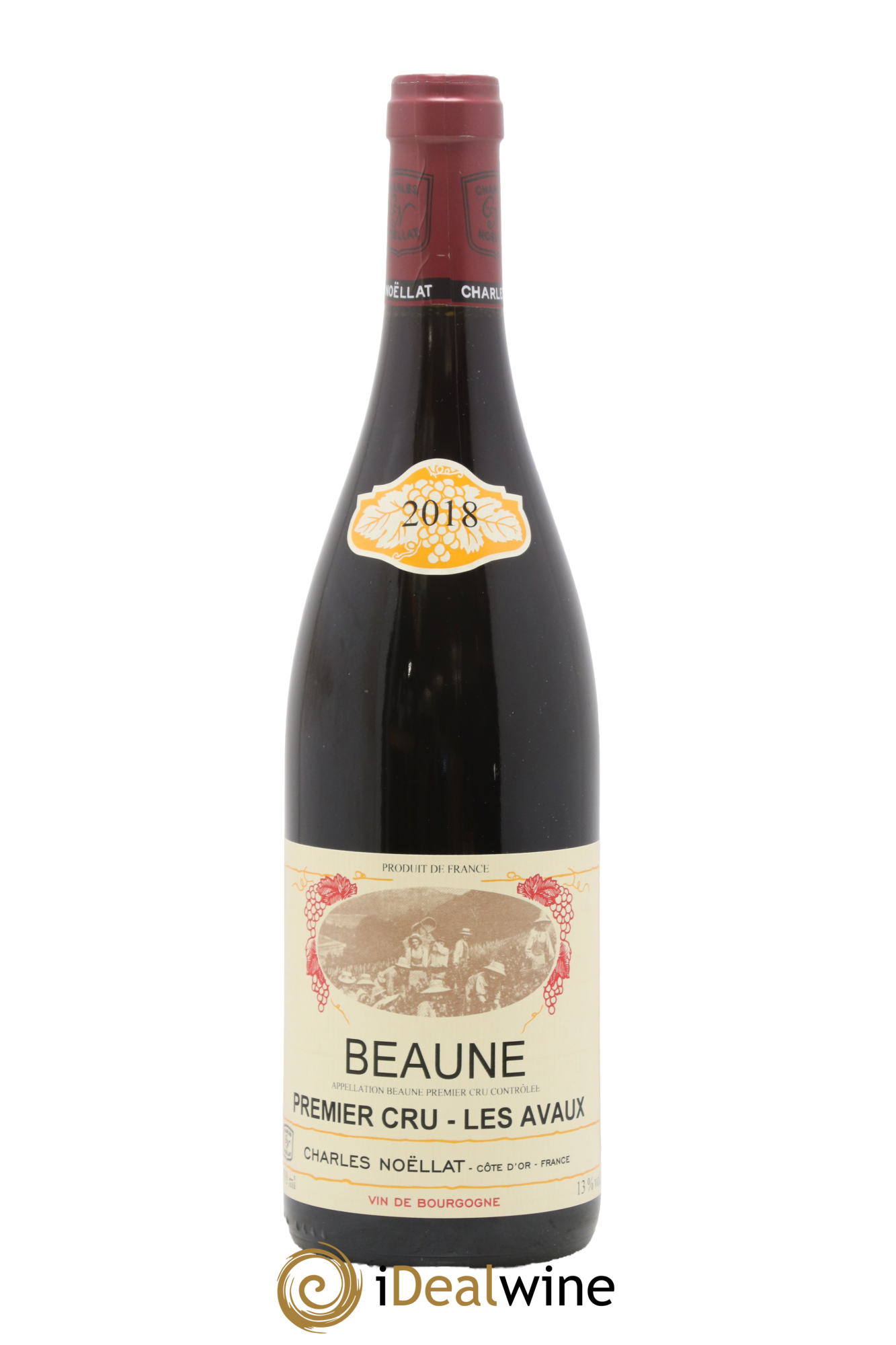 Beaune 1er Cru Les Avaux Charles Noellat 2018 - Lot de 1 bouteille - 0