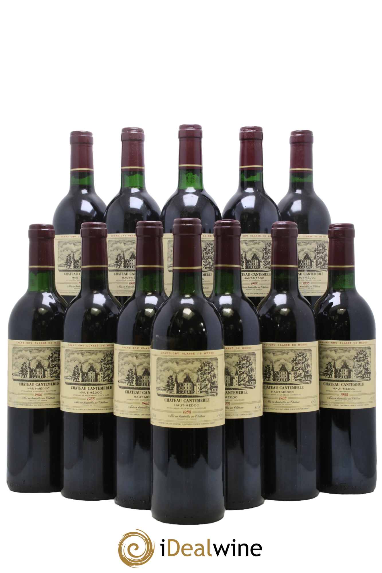 Château Cantemerle 5ème Grand Cru Classé 1988 - Lot de 12 bouteilles - 0