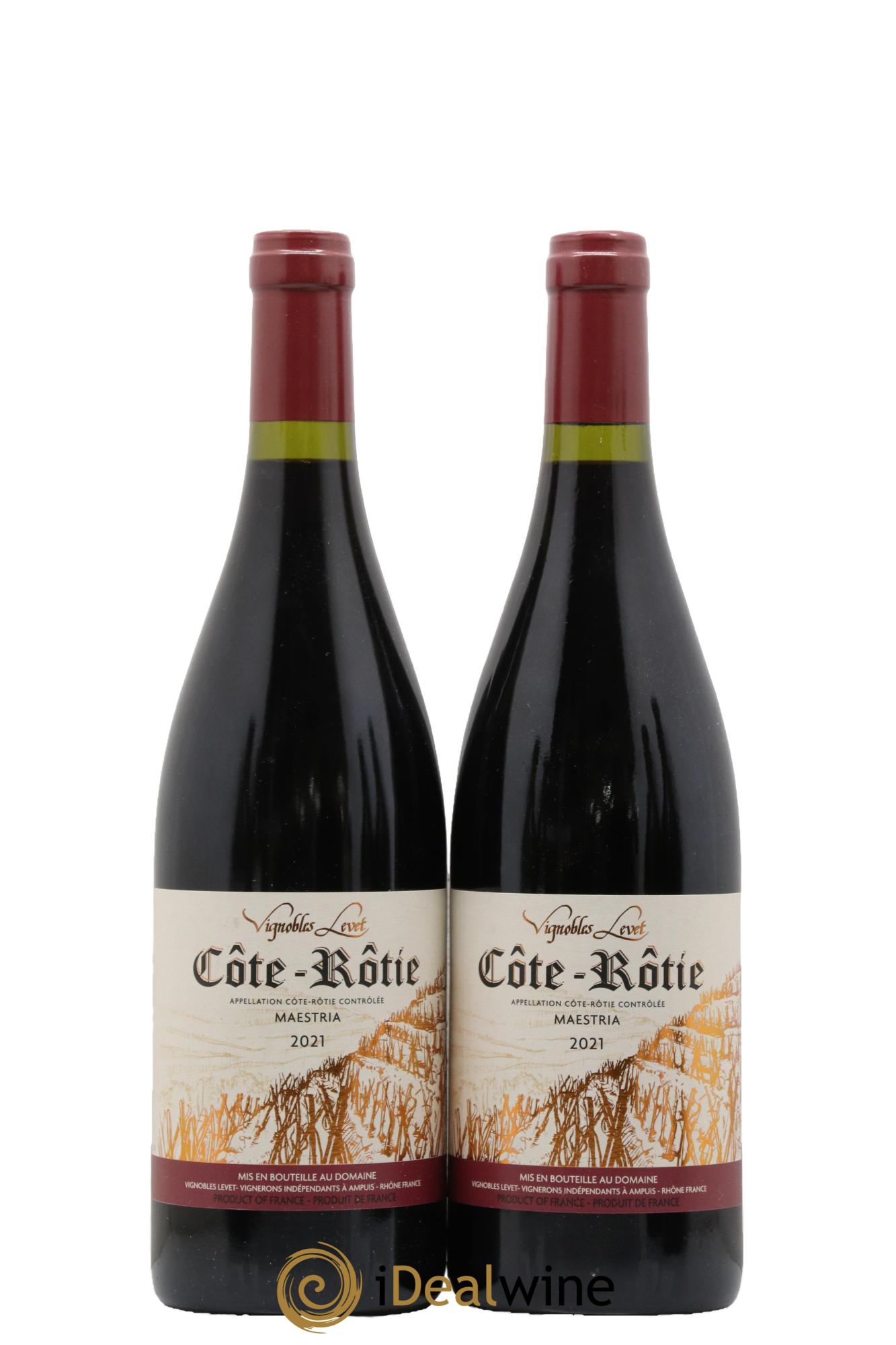 Côte-Rôtie Maestria Vignobles Levet 2021 - Lot de 2 bouteilles - 0