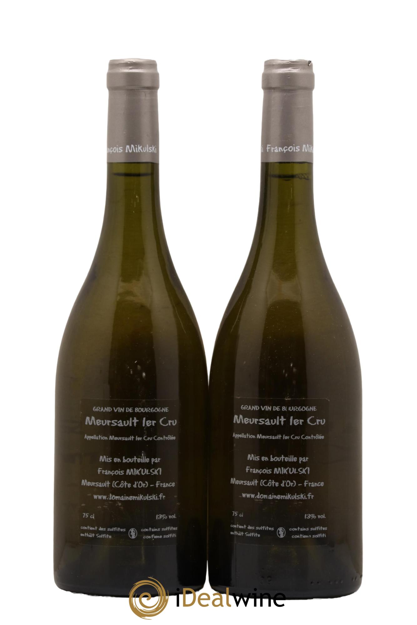 Meursault 1er Cru Charmes François Mikulski 2014 - Posten von 2 Flaschen - 1