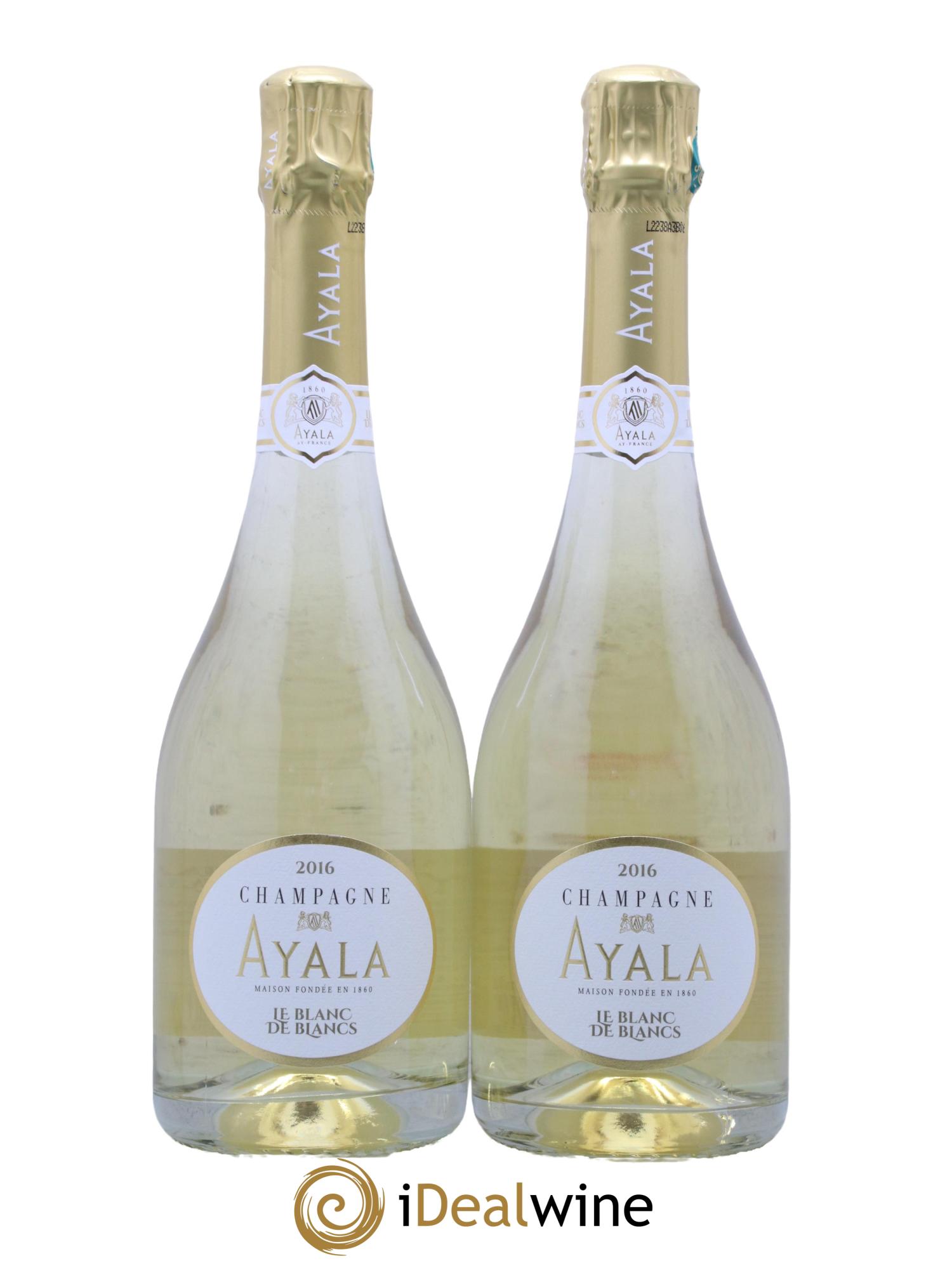 Blanc de Blancs Extra-Brut Ayala 2016 - Lot de 2 bouteilles - 0