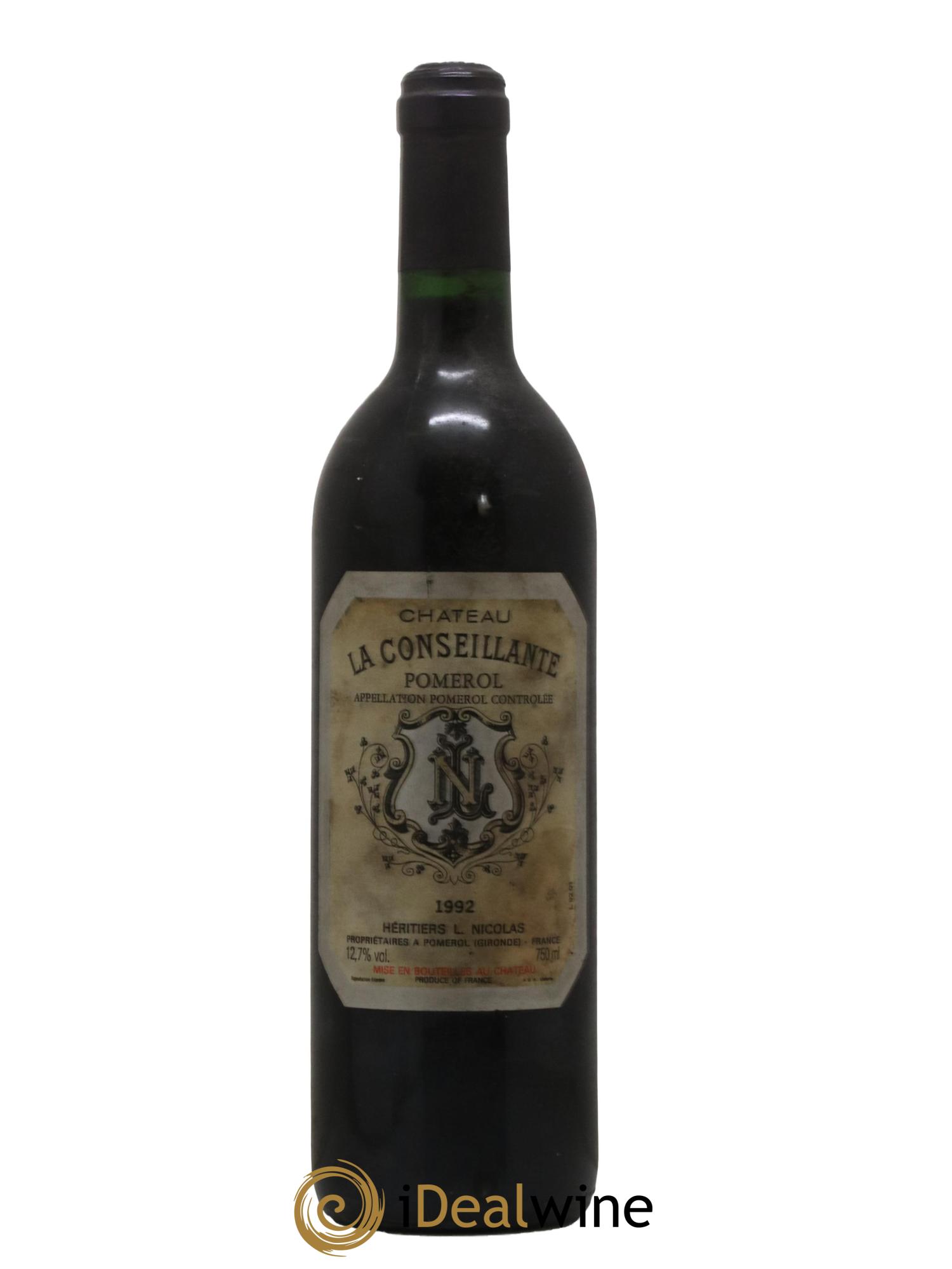 Château la Conseillante 1992 - Lot de 1 bouteille - 0