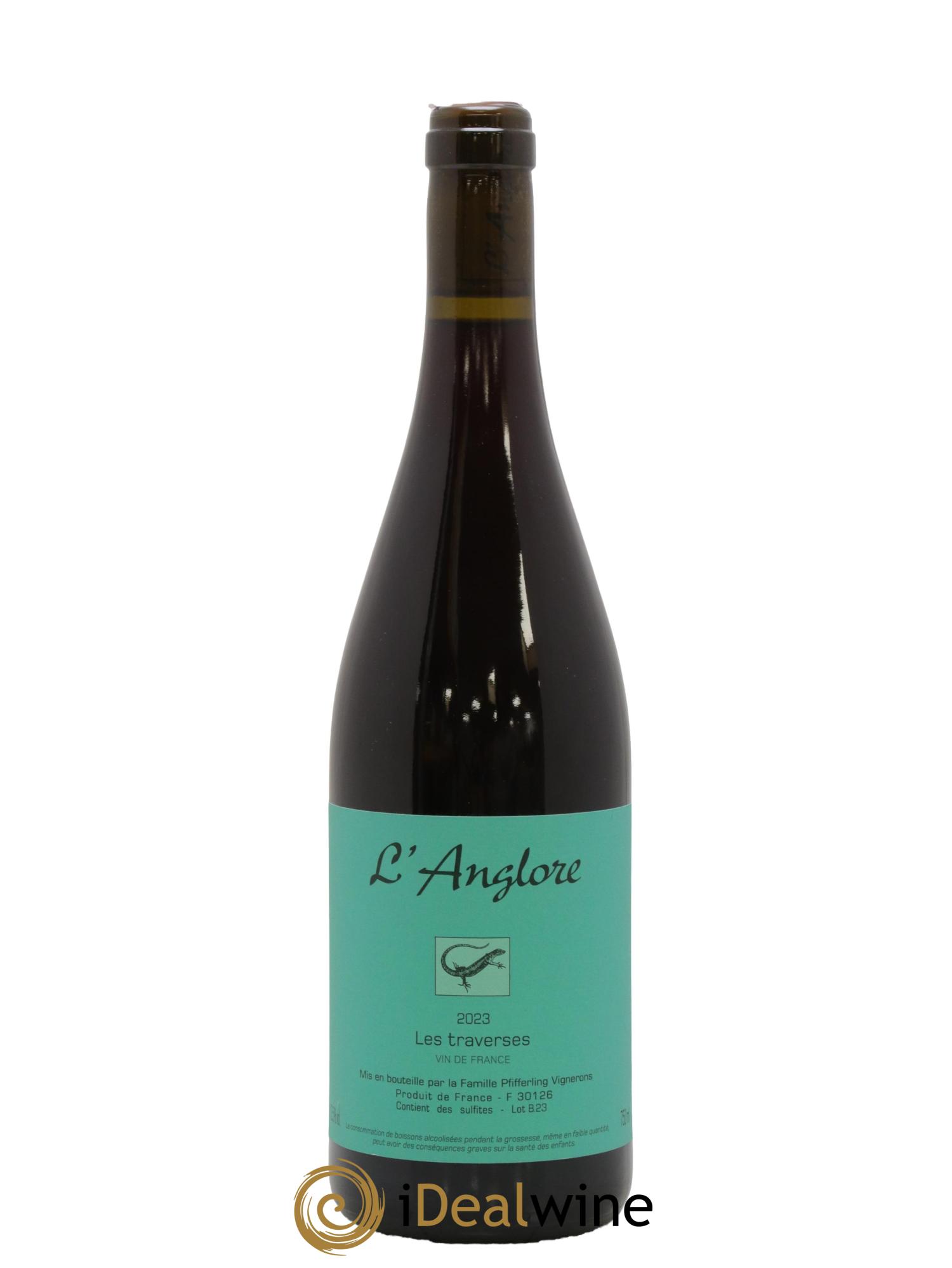 Vin de France Les Traverses L'Anglore 2023 - Lot de 1 bouteille - 0