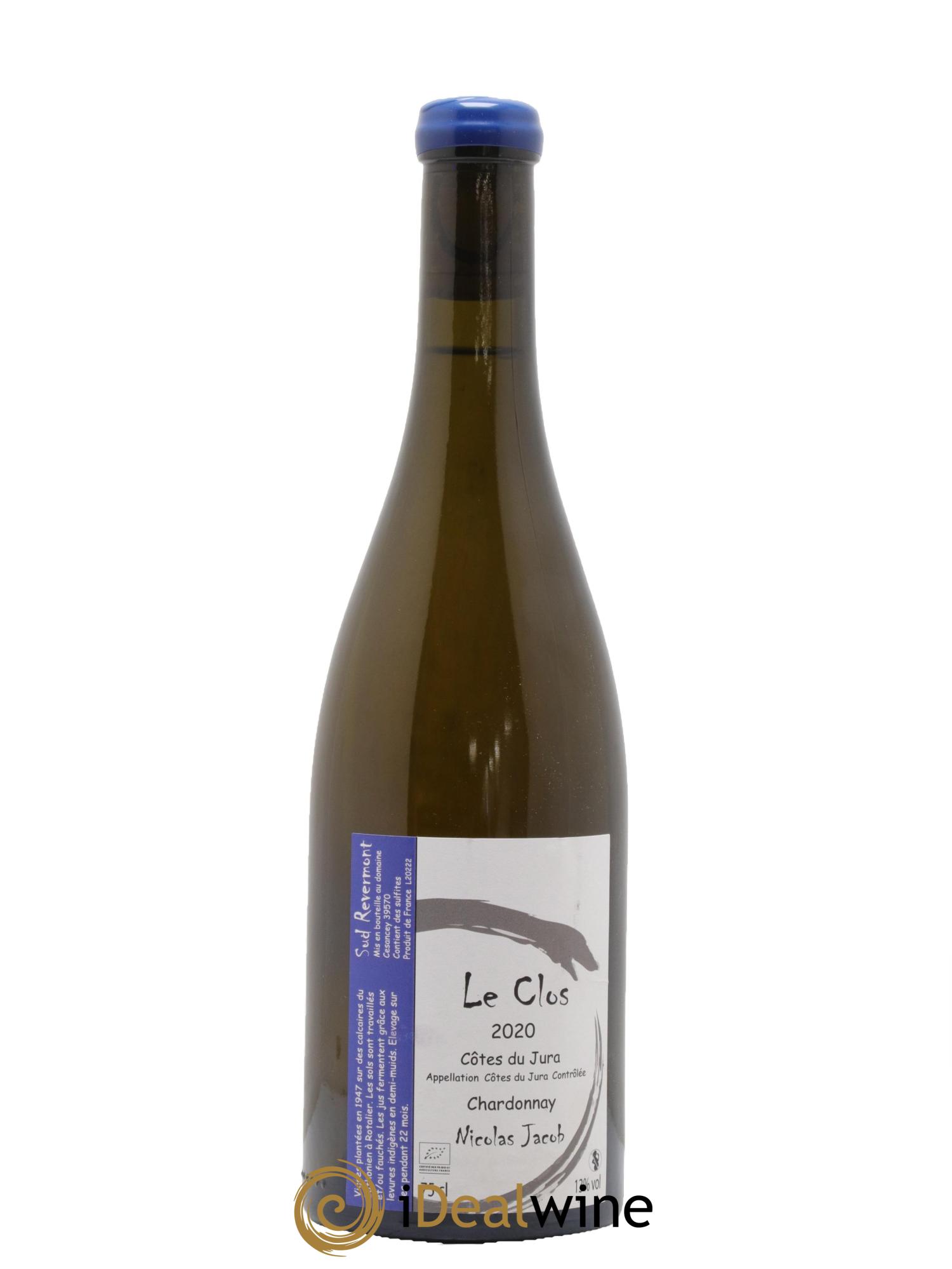 Côtes du Jura Chardonnay Le Clos Nicolas Jacob 2020 - Lot de 1 bouteille - 0