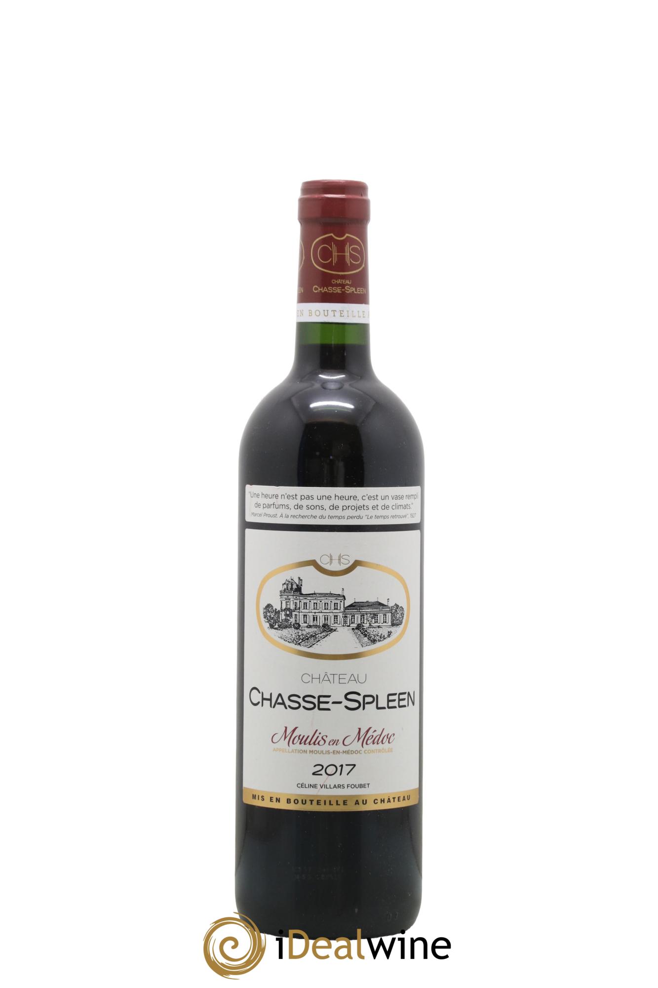 Château Chasse Spleen 2017 - Lot de 1 bouteille - 0