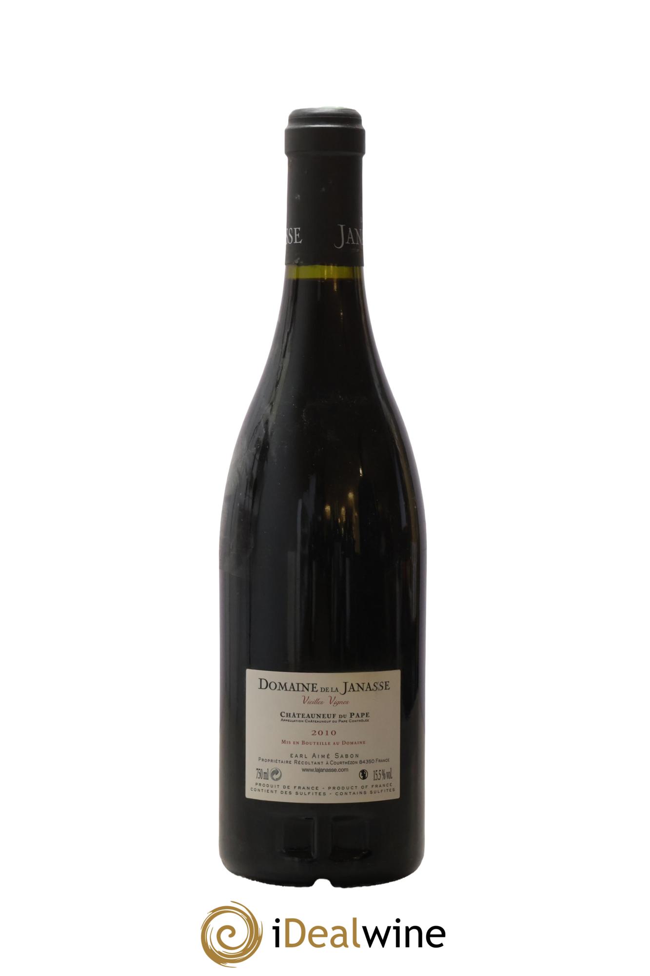 Châteauneuf-du-Pape Cuvée Vieilles Vignes La Janasse (Domaine de) 2010 - Posten von 1 Flasche - 1