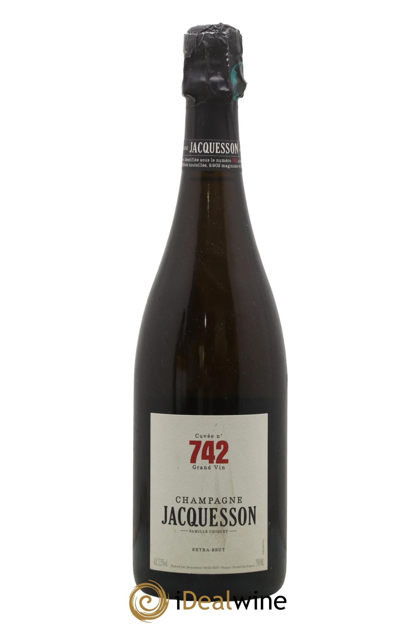 Cuvée 742 Extra-Brut Jacquesson - Posten von 1 Flasche - 0