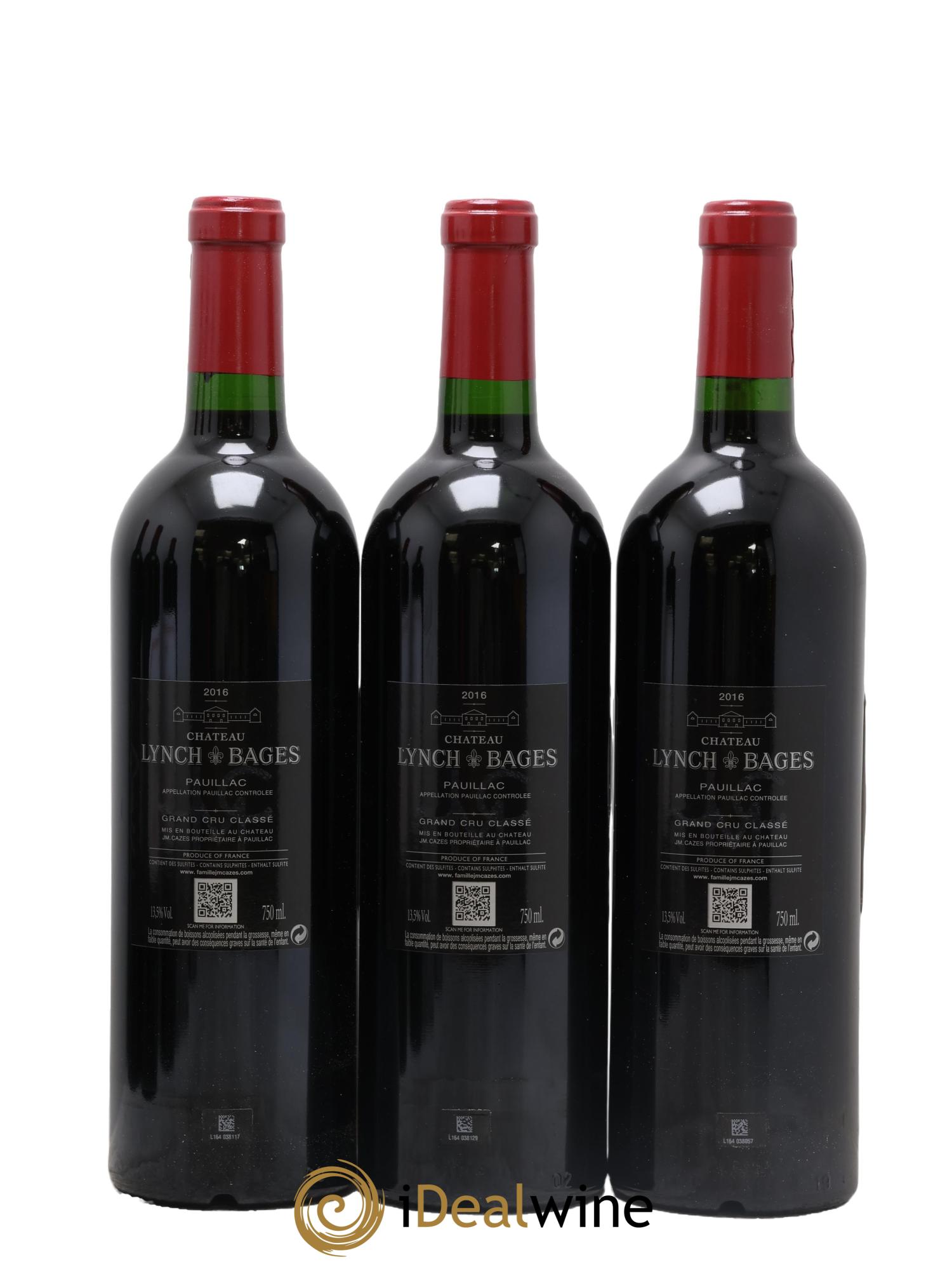Château Lynch Bages 5ème Grand Cru Classé  2016 - Lotto di 6 bottiglie - 2