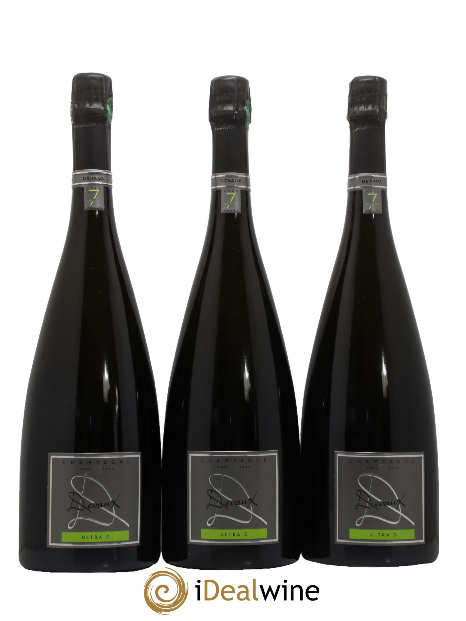 Champagne Extra-Brut Ultra D 7 ans d'âge Devaux - Lot de 3 magnums - 1
