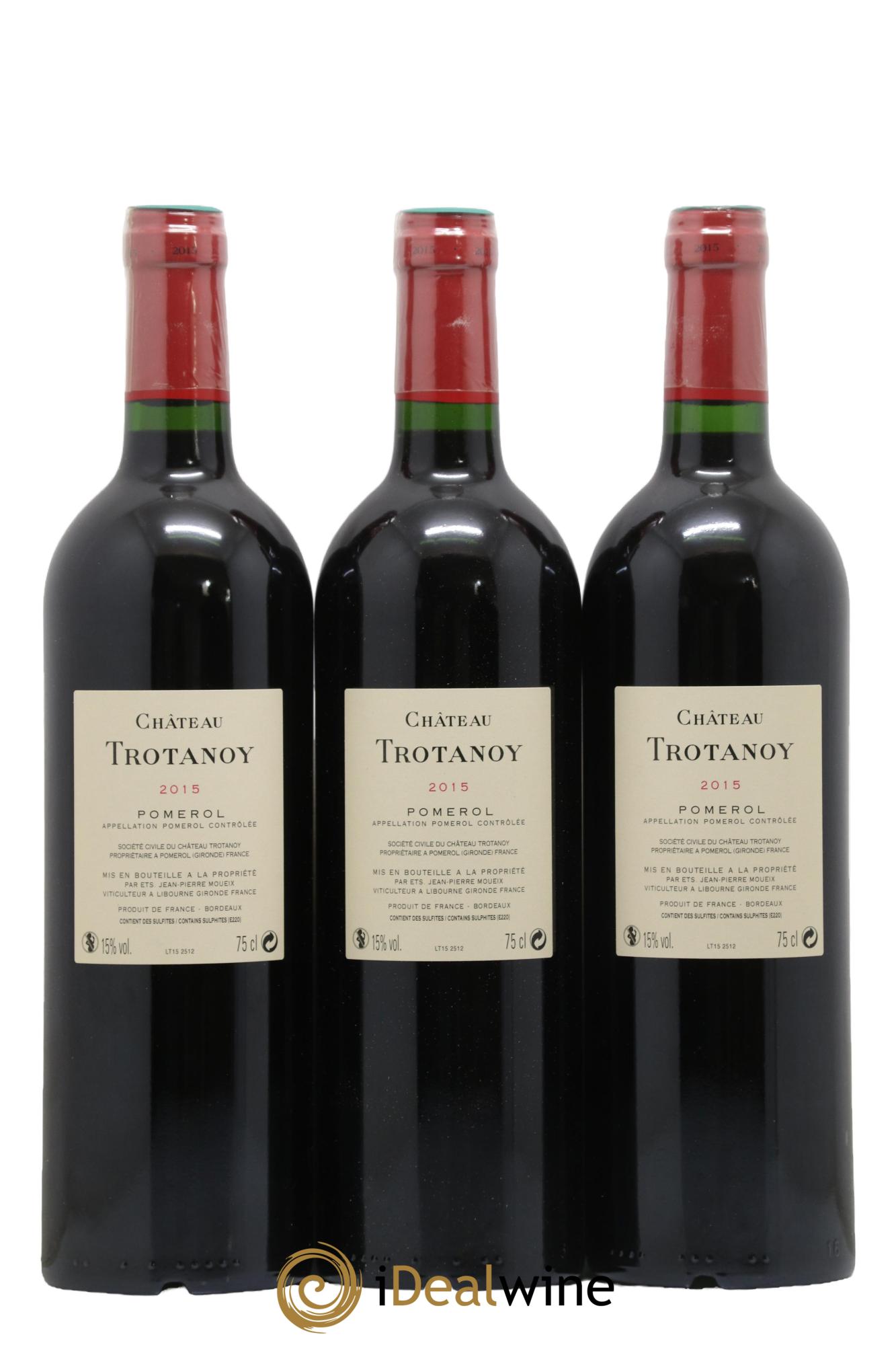 Château Trotanoy 2015 - Lot de 6 bouteilles - 4