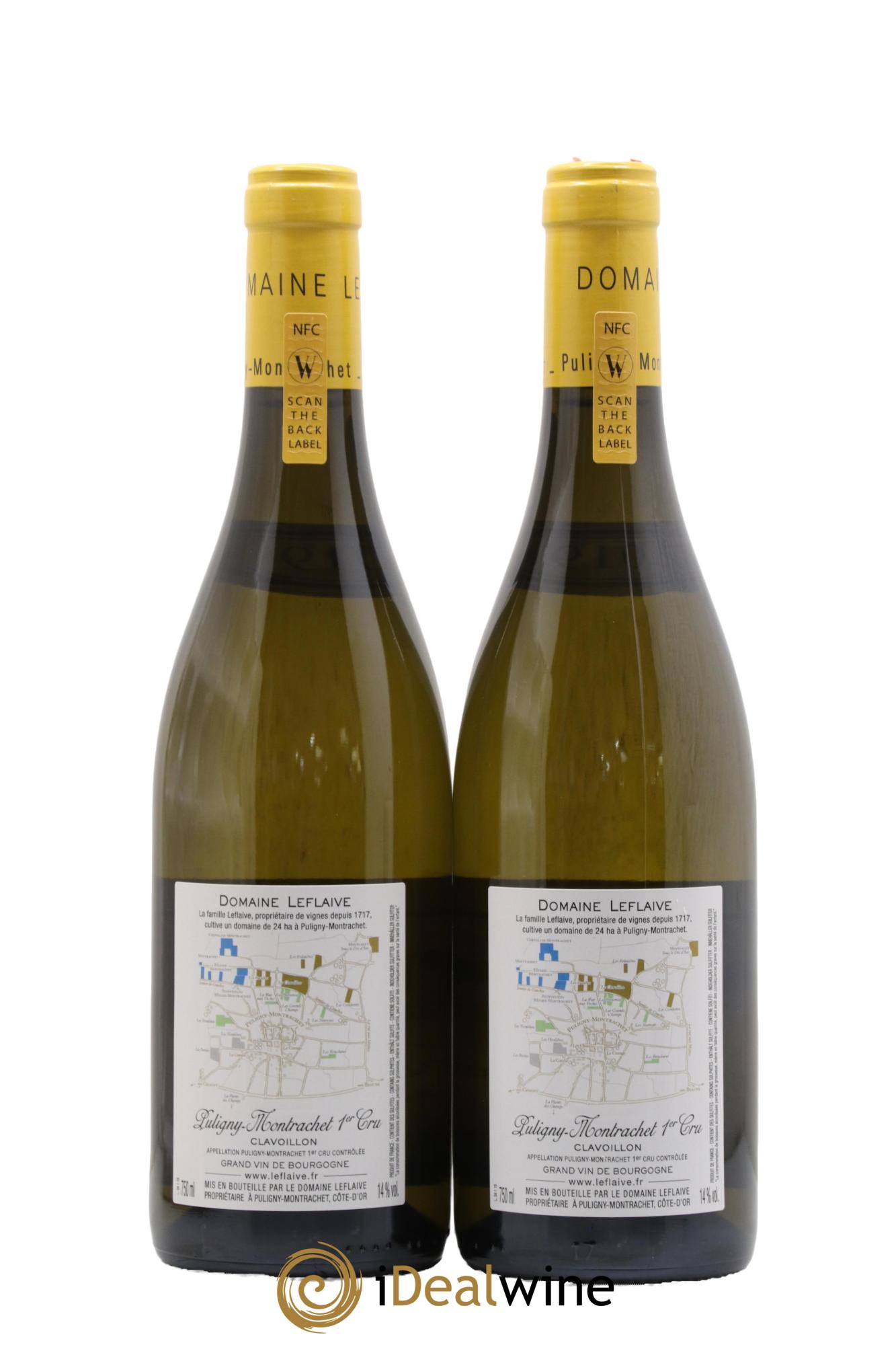 Puligny-Montrachet 1er Cru Clavoillon Leflaive (Domaine) 2019 - Lot de 2 bouteilles - 1