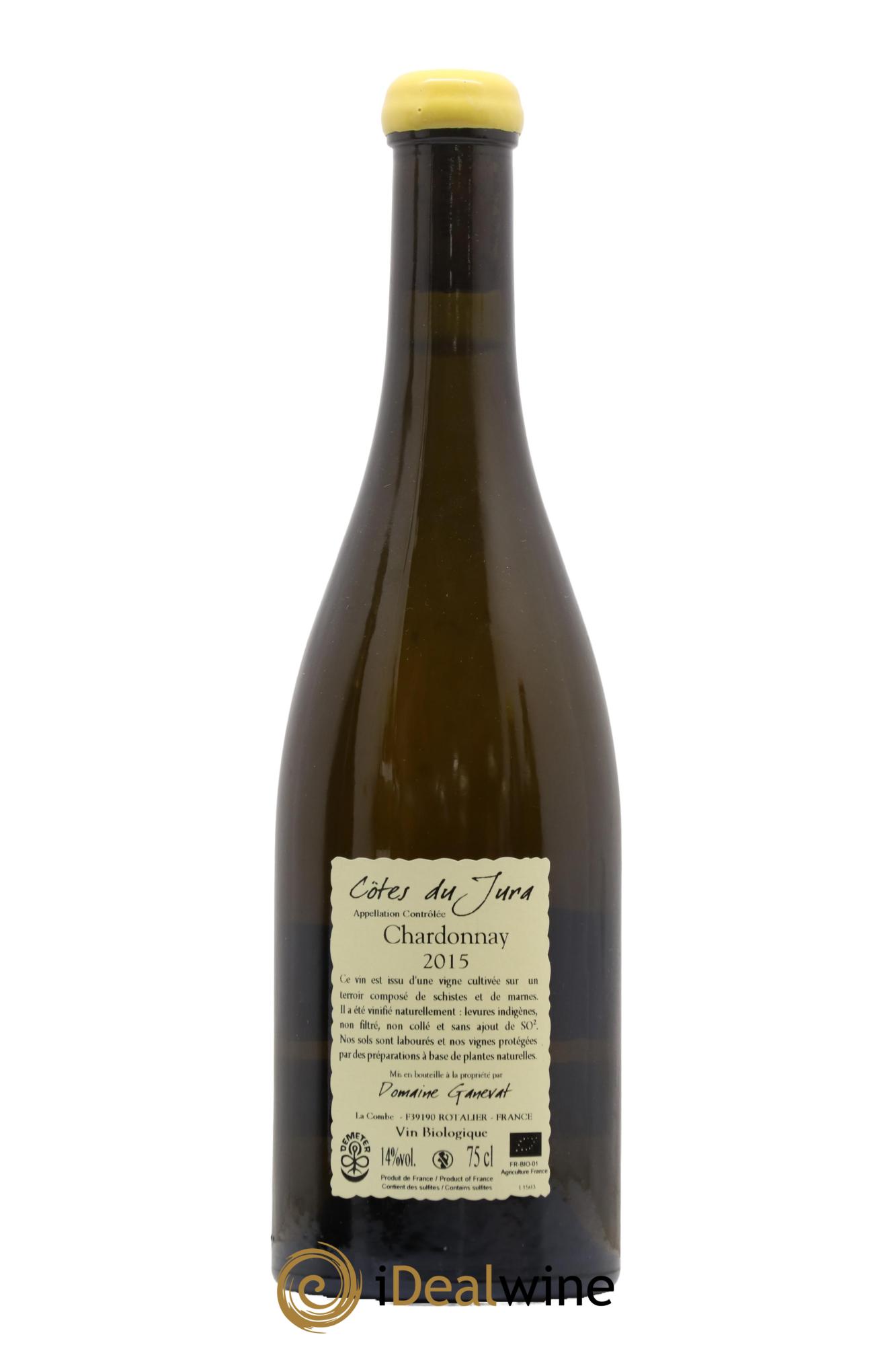 Côtes du Jura Grusse en Billat Jean-François Ganevat (Domaine) 2015 - Lot de 1 bouteille - 1