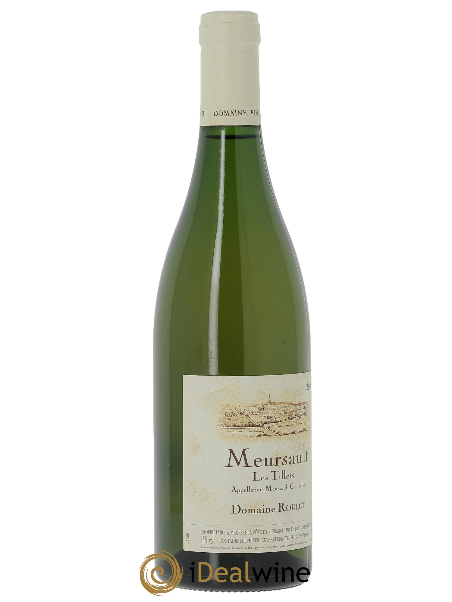 Meursault Les Tillets Roulot (Domaine)  2008 - Posten von 1 Flasche - 2