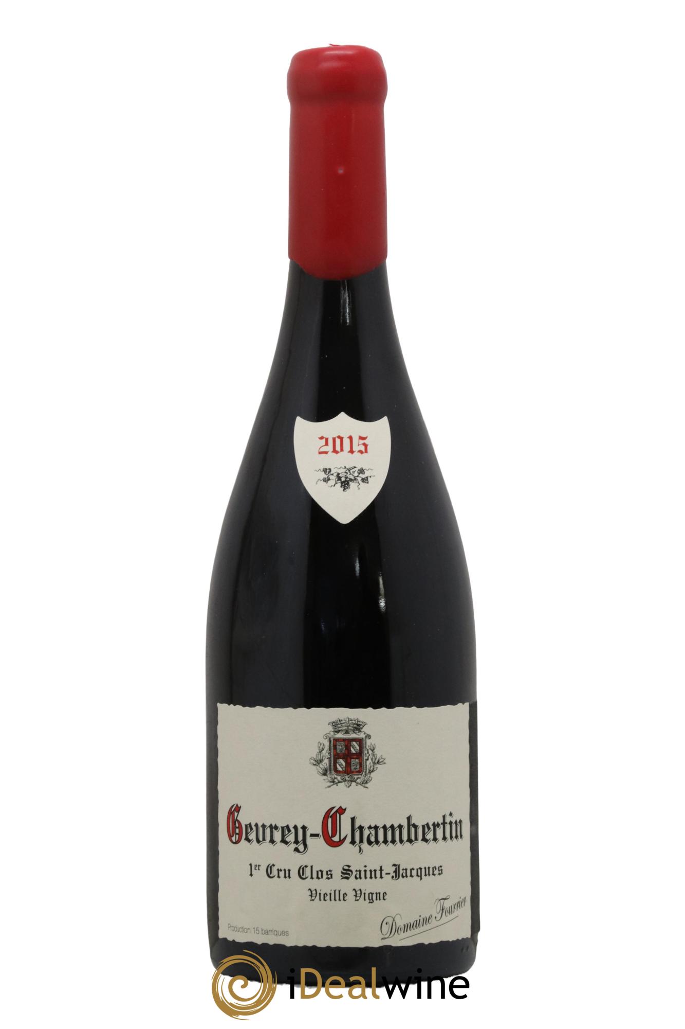 Gevrey-Chambertin 1er Cru Clos Saint-Jacques Vieille Vigne Fourrier (Domaine) 2015 - Lot de 1 bouteille - 0