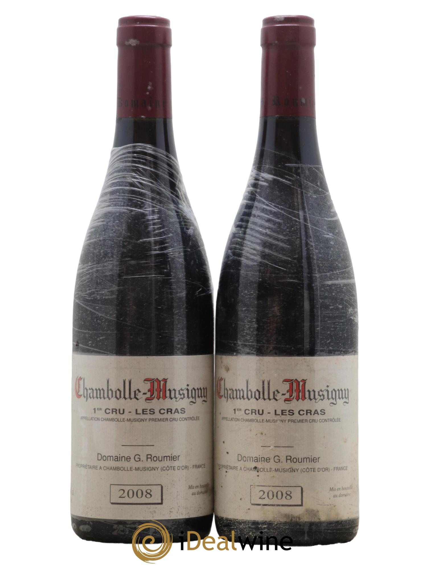 Chambolle-Musigny 1er Cru Les Cras Georges Roumier (Domaine) 2008 - Lot de 2 bouteilles - 0