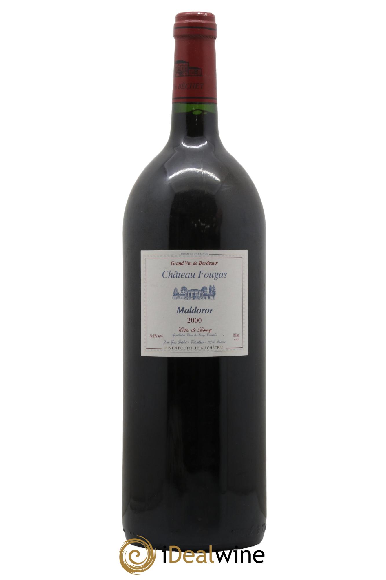 Côtes de Bourg Château Fougas Maldoror 2000 - Lot de 1 magnum - 0