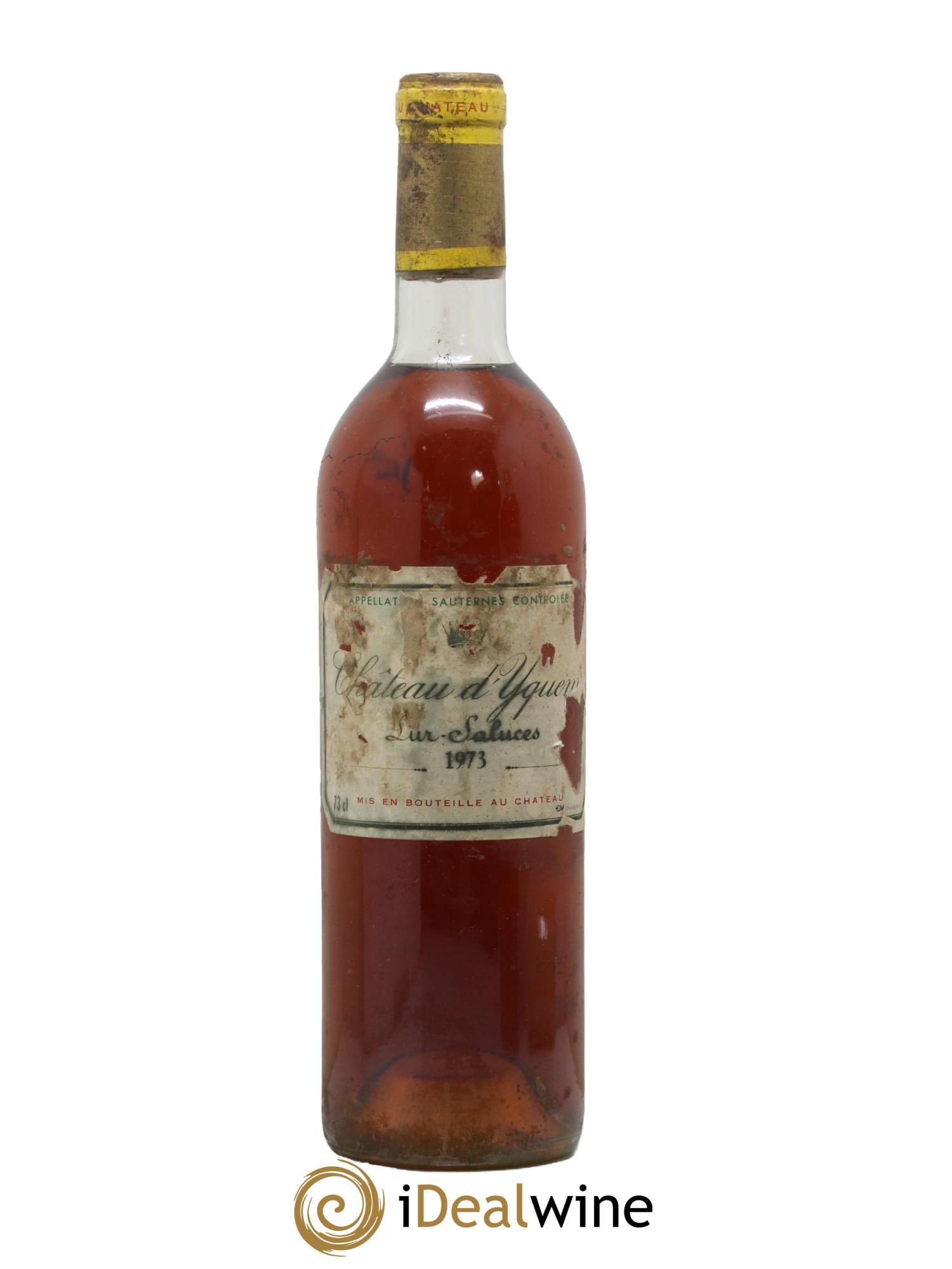 Château d' Yquem 1er Cru Classé Supérieur 1973 - Posten von 1 Flasche - 0