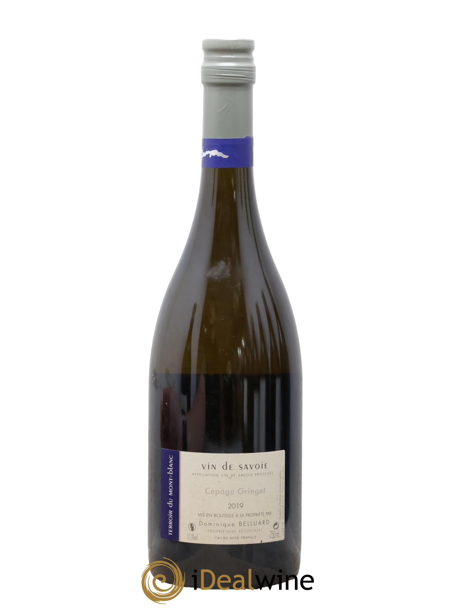 Vin de Savoie Pur Jus 100% Domaine Belluard 2019 - Lot de 1 bouteille - 1