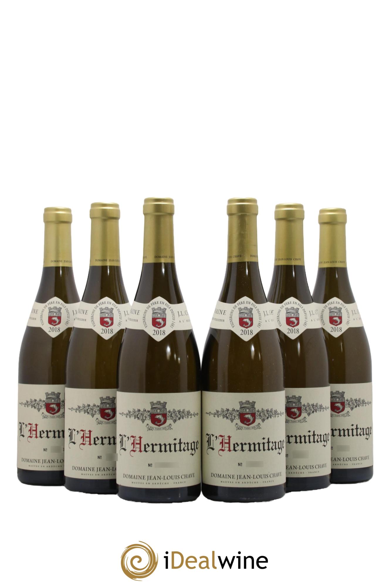 Hermitage Jean-Louis Chave 2018 - Lot de 6 bouteilles - 0
