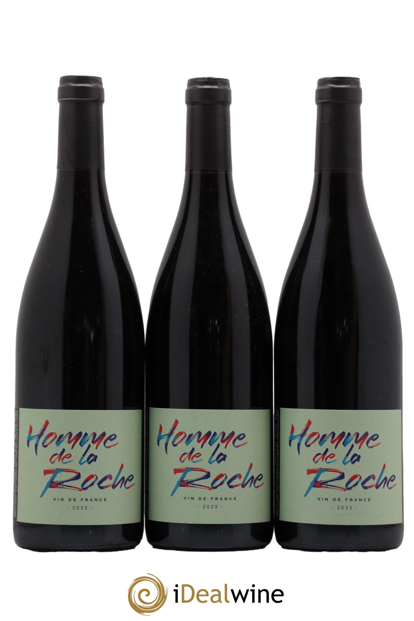Vin de France L'Homme de la Roche Romain Le Bars 2023 - Lot de 3 bouteilles - 0