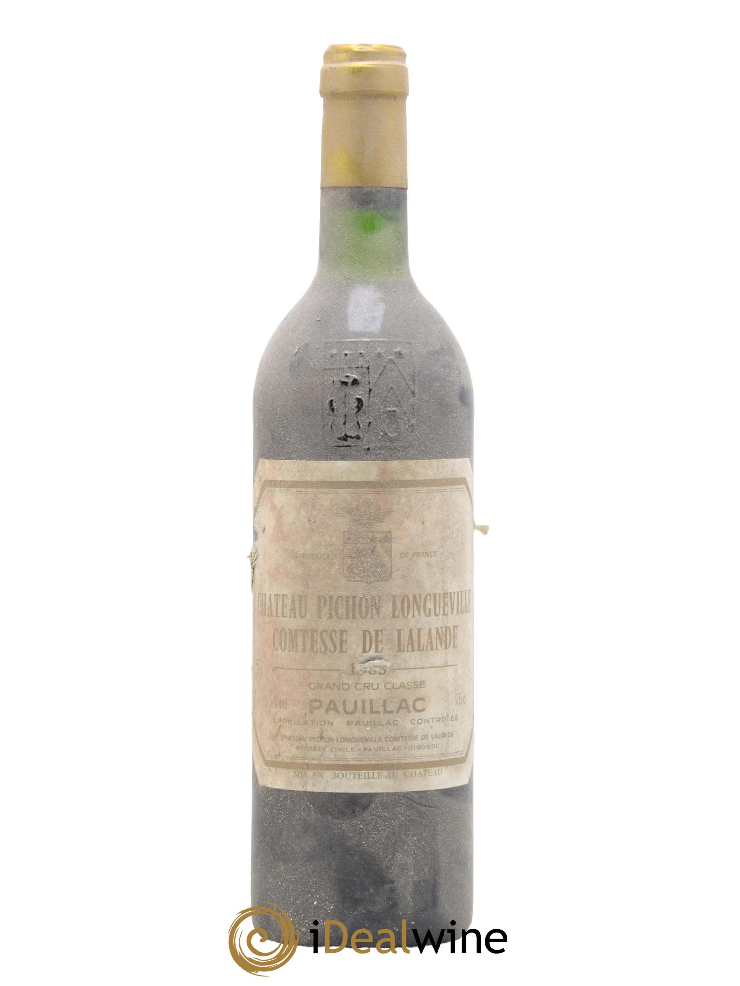 Pichon Longueville Baron 2ème Grand Cru Classé 1985 - Lot de 1 bouteille - 0