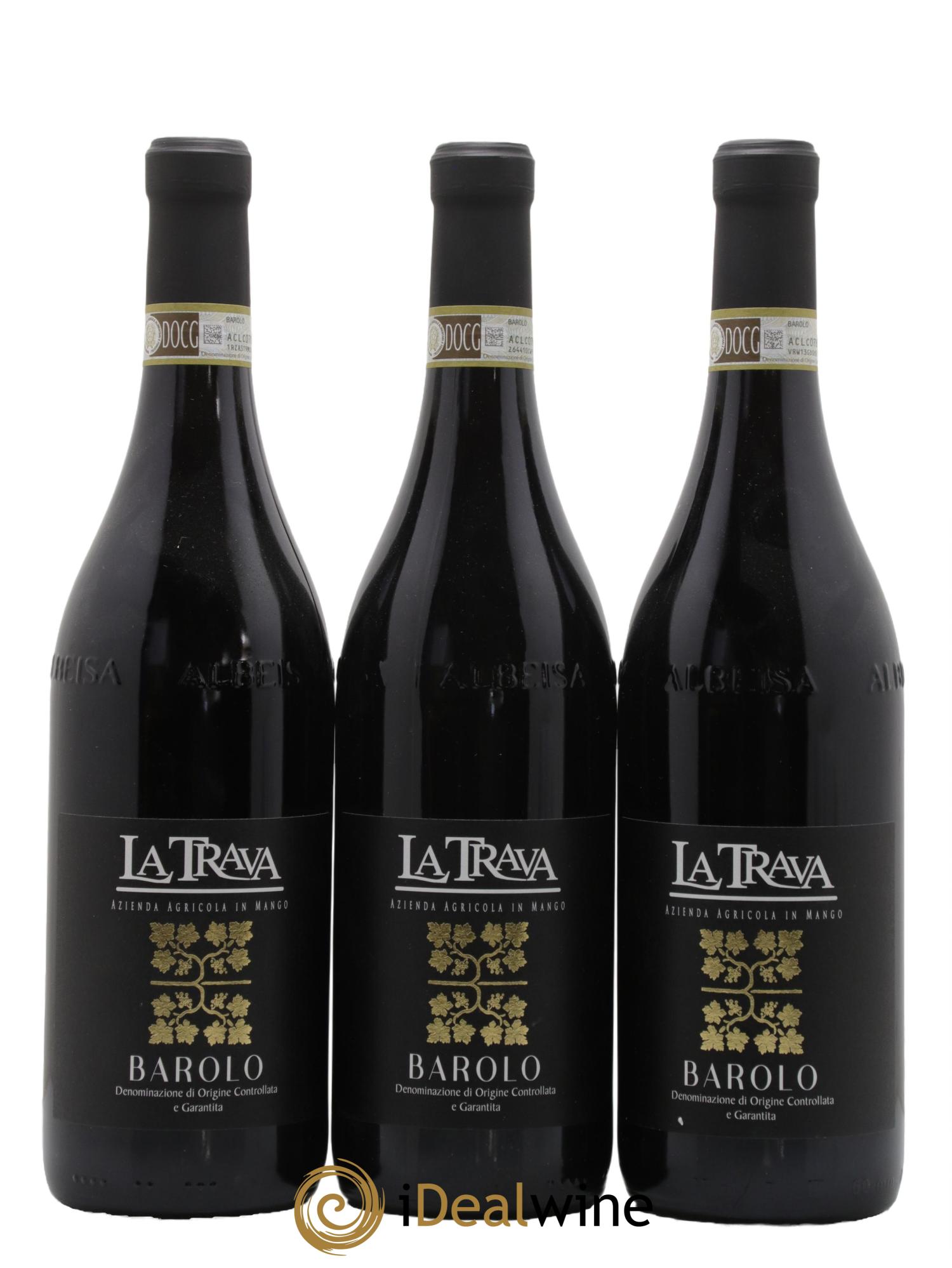 Barolo Mossiere La Trava 2018 - Lot de 3 bouteilles - 0