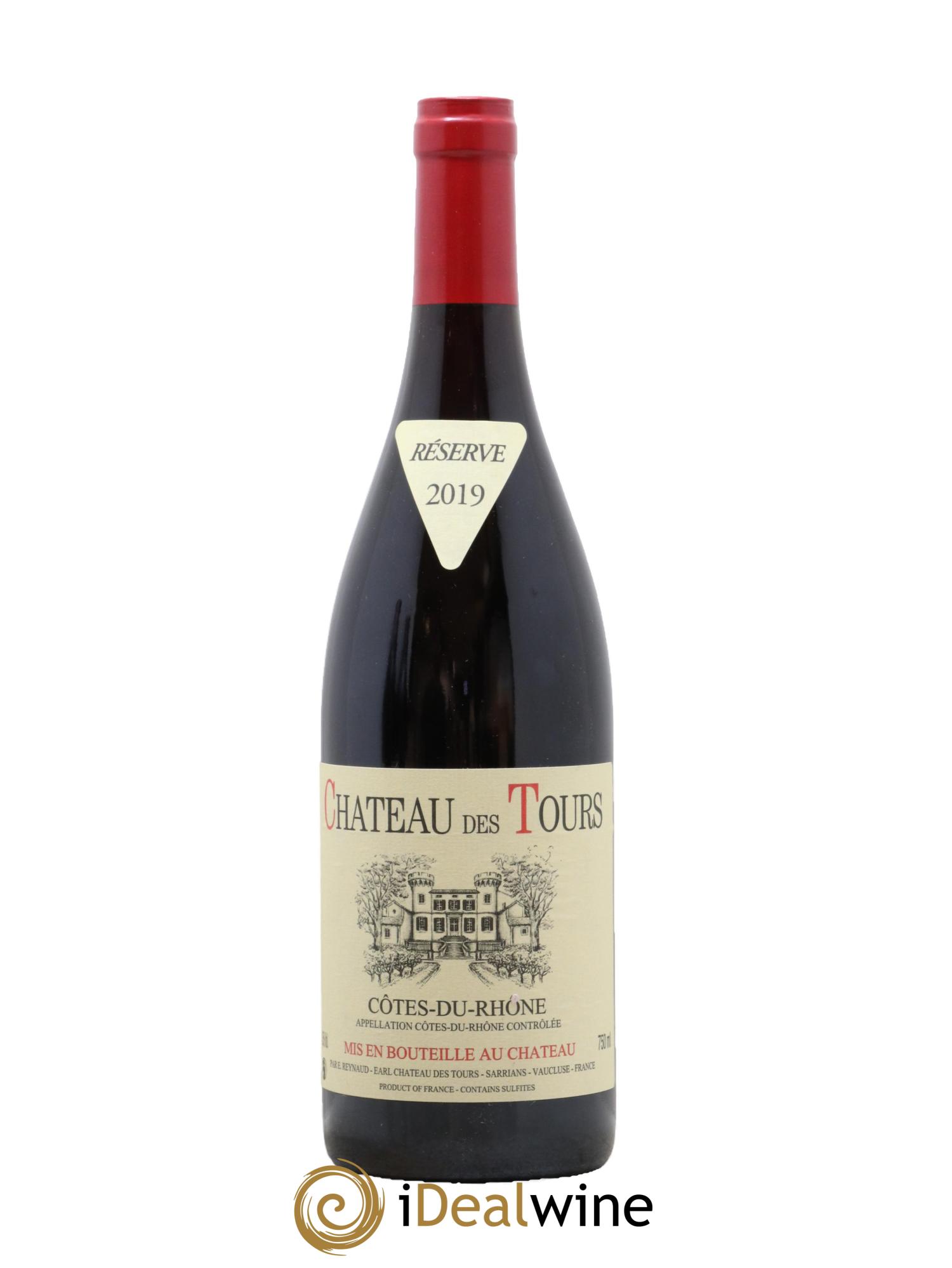 Côtes-du-Rhône Château des Tours Emmanuel Reynaud 2019 - Lot de 1 bouteille - 0