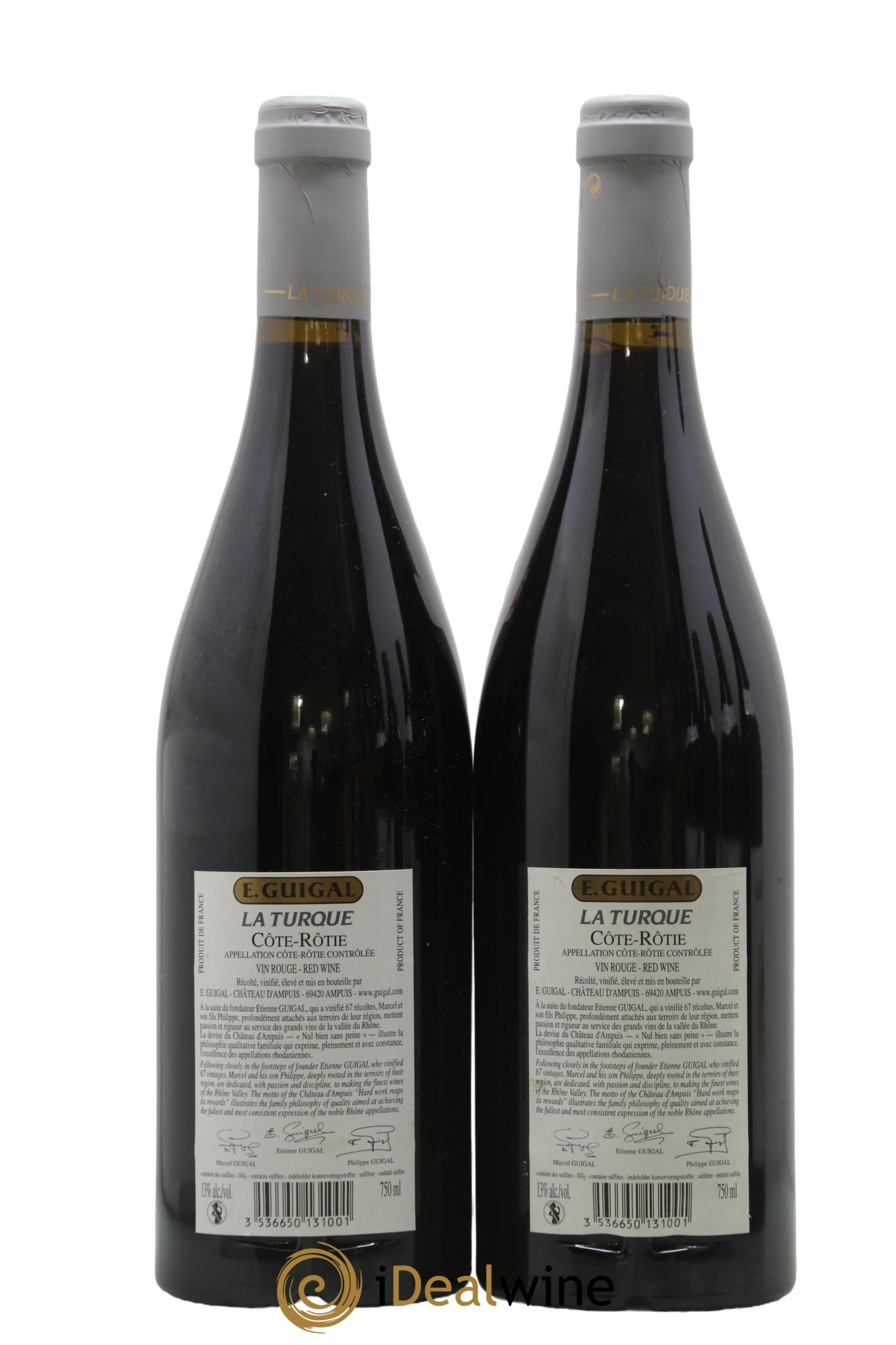 Côte-Rôtie La Turque Guigal 2005 - Lotto di 2 bottiglie - 1