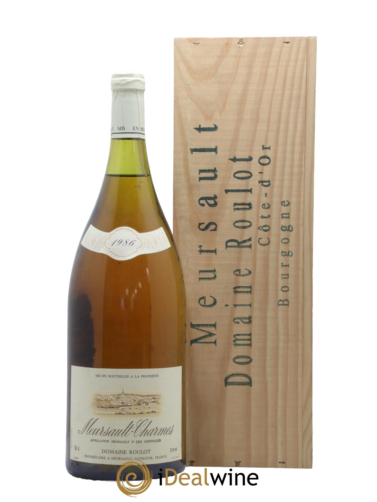 Meursault 1er Cru Charmes Roulot (Domaine) 1986 - Posten von 1 Magnum - 0