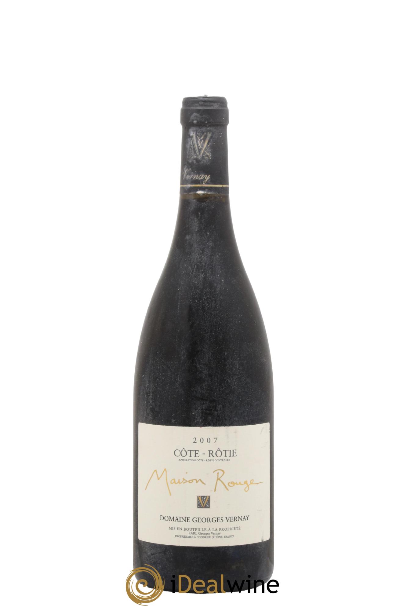 Côte-Rôtie Maison Rouge Georges Vernay 2007 - Lot de 1 bouteille - 0