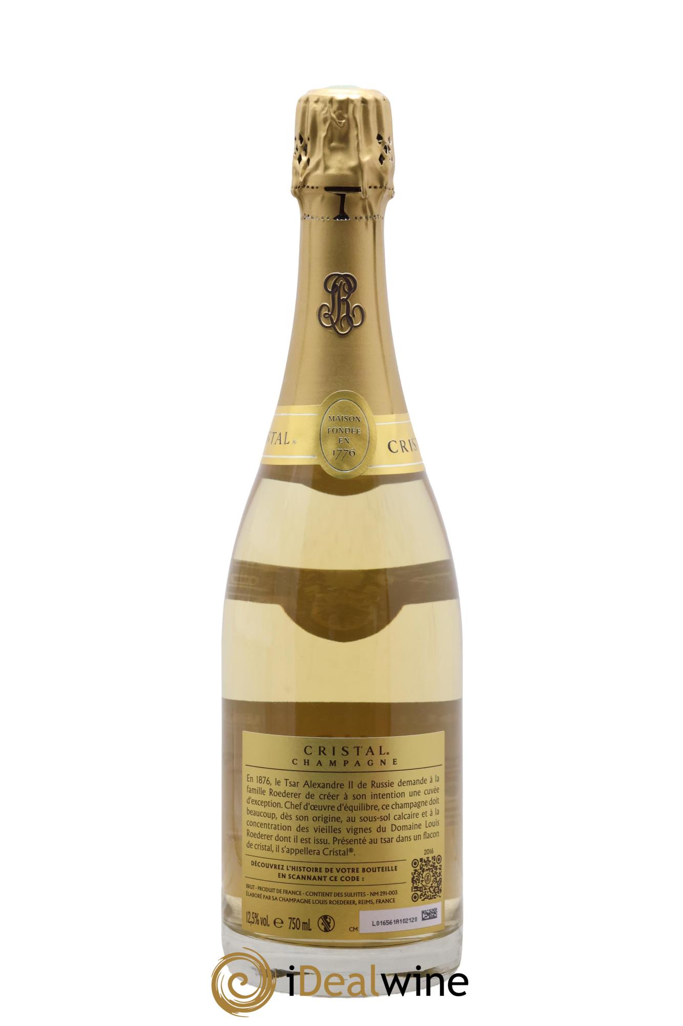 Cristal Louis Roederer 2016 - Lot of 1 bottle - 1