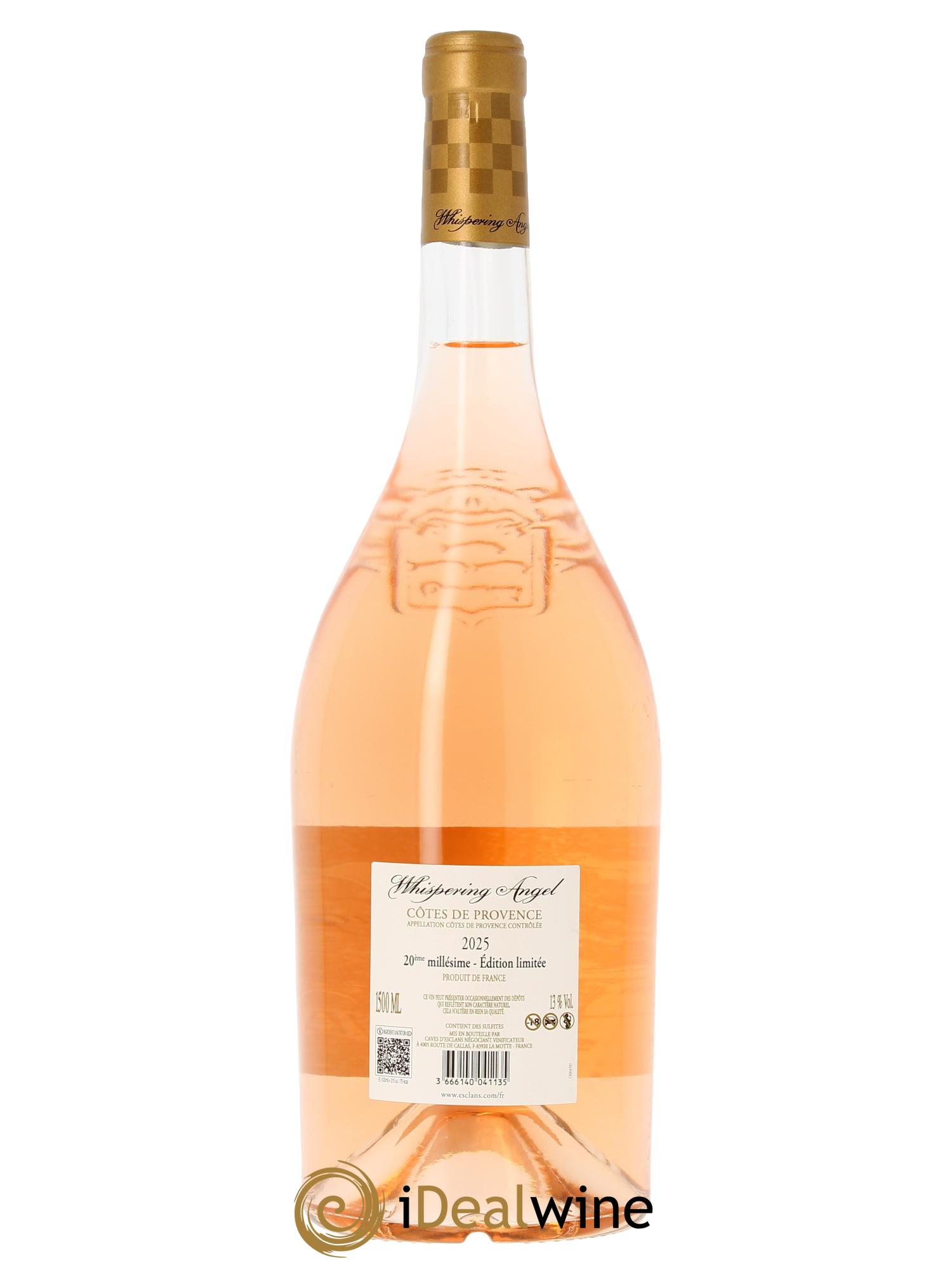 Côtes de Provence Whispering Angel Château d'Esclans 2025 - Lot of 1 magnum - 1