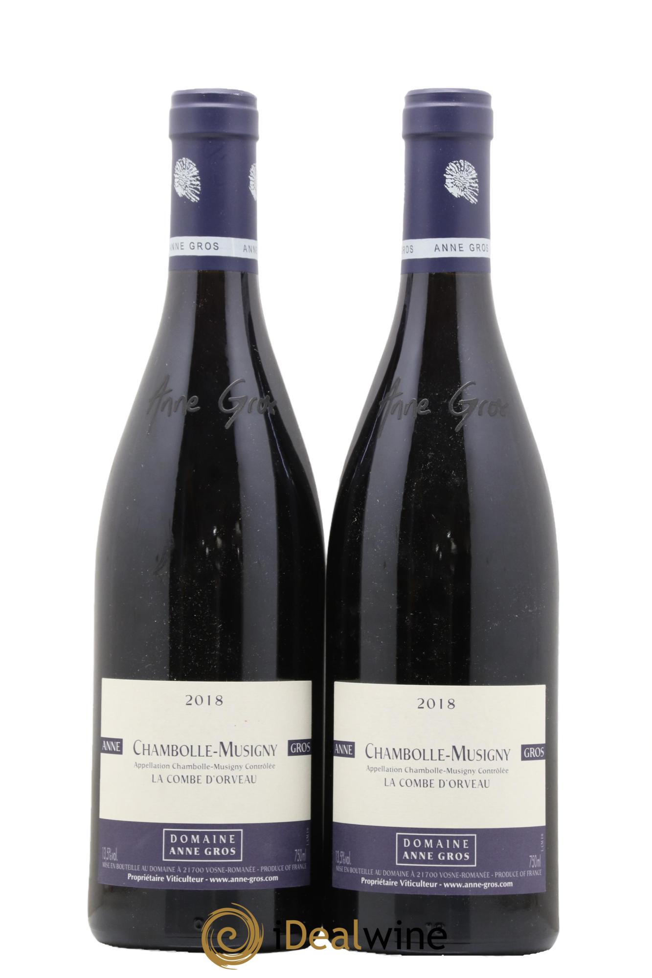 Chambolle-Musigny La Combe d'Orveau Anne Gros 2018 - Lot de 2 bouteilles - 0